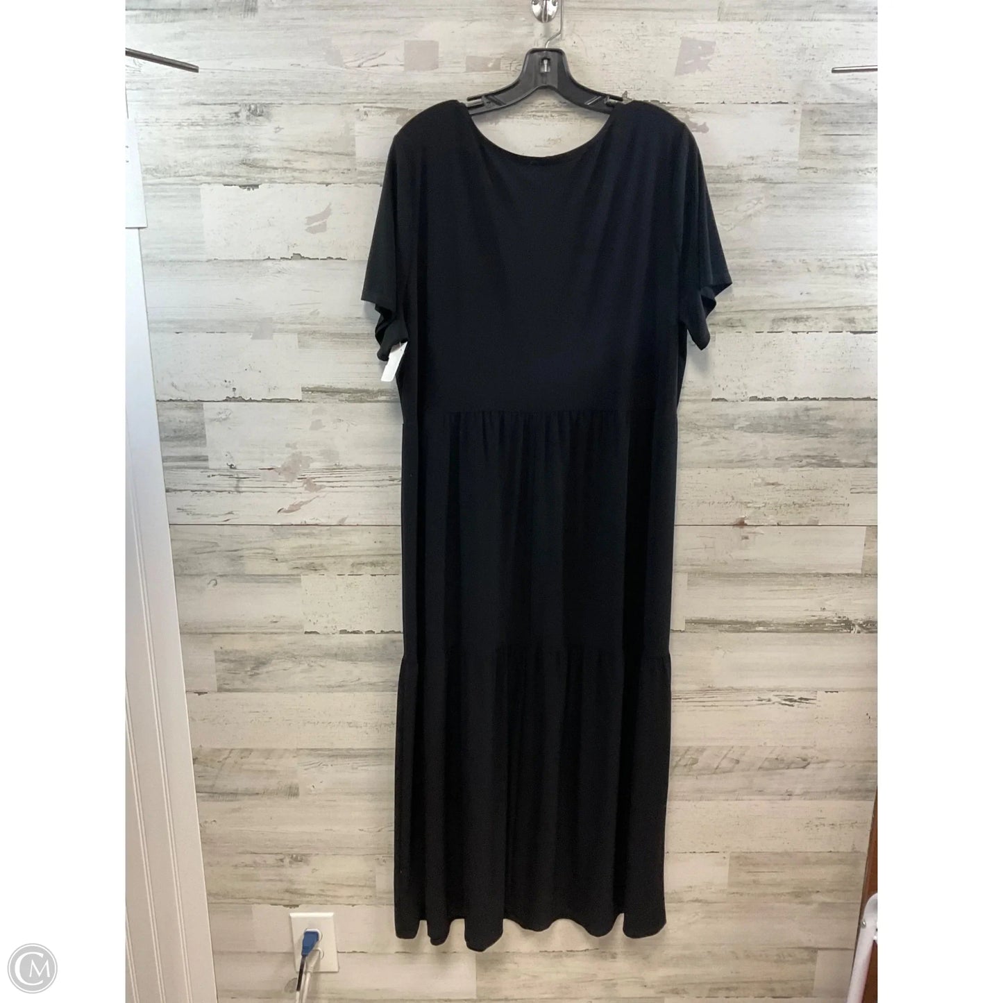 Dress Casual Maxi By Nicole By Nicole Miller In Black, Size: 2x