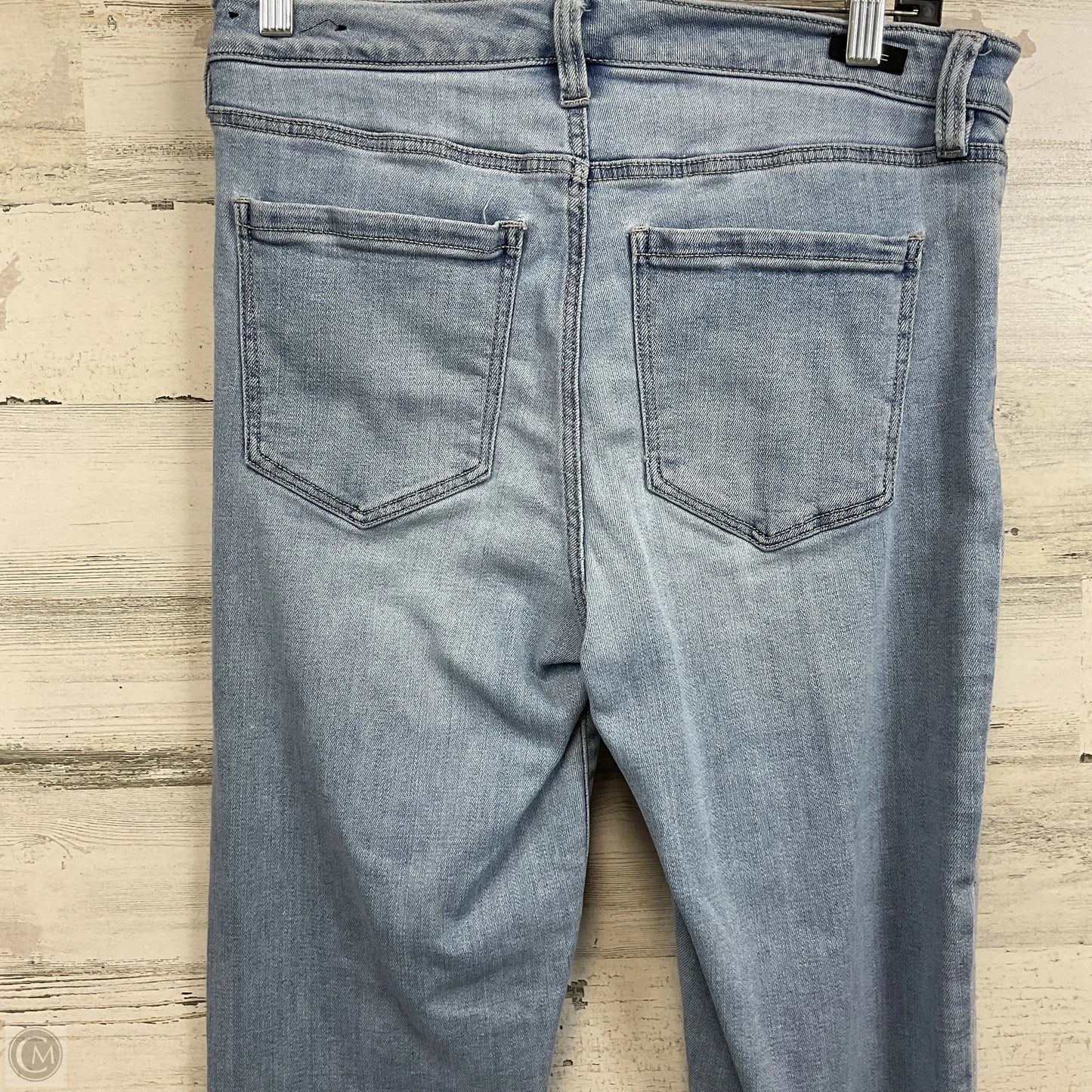 Jeans Straight By Liverpool In Blue Denim, Size: 10