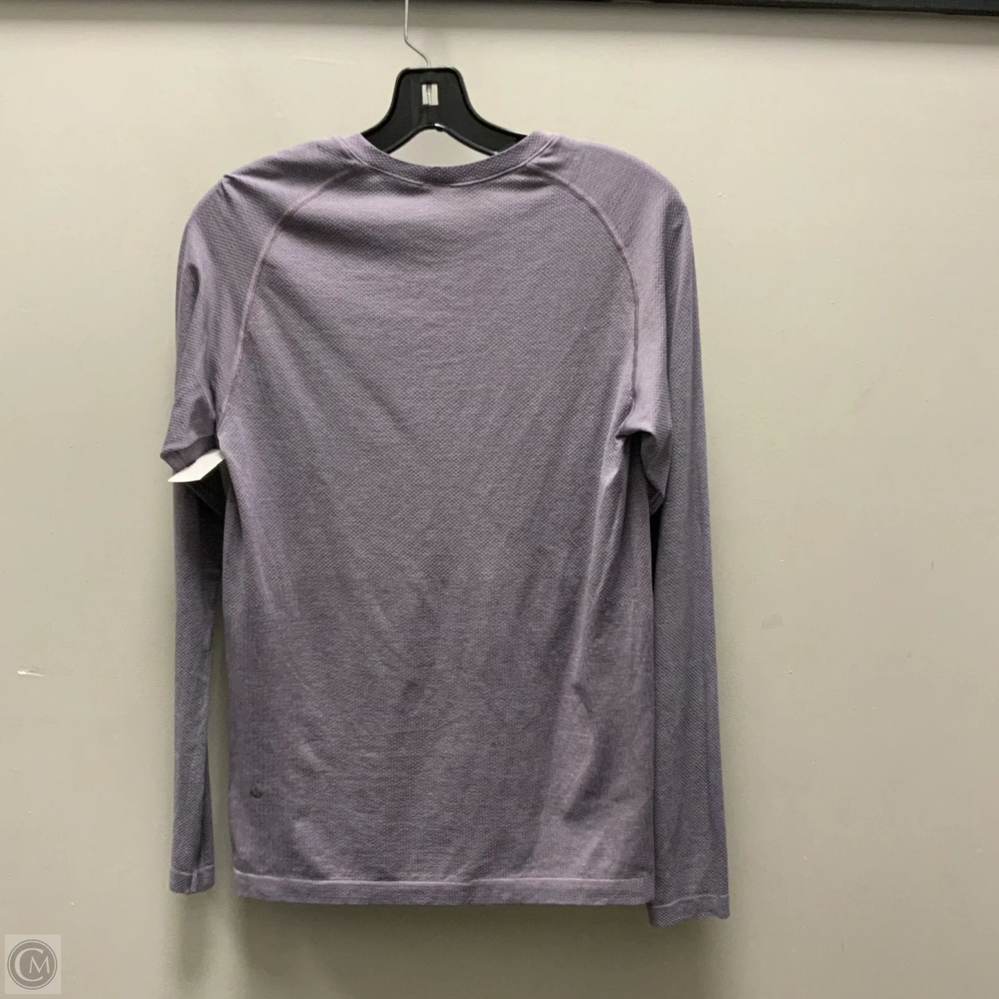 Athletic Top Long Sleeve Crewneck By Lululemon In Purple, Size: Xs