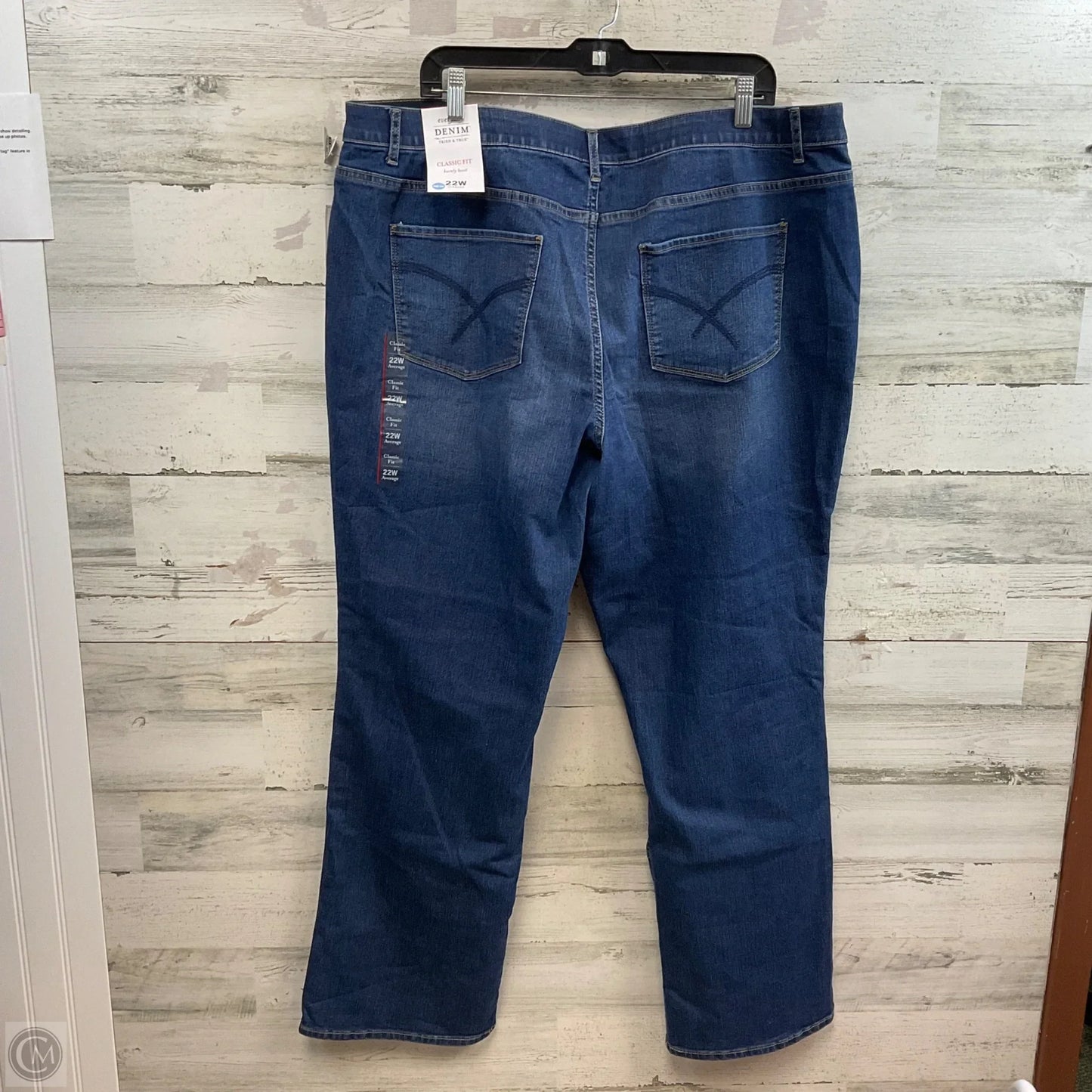 Jeans Boot Cut By Cj Banks In Blue Denim, Size: 22