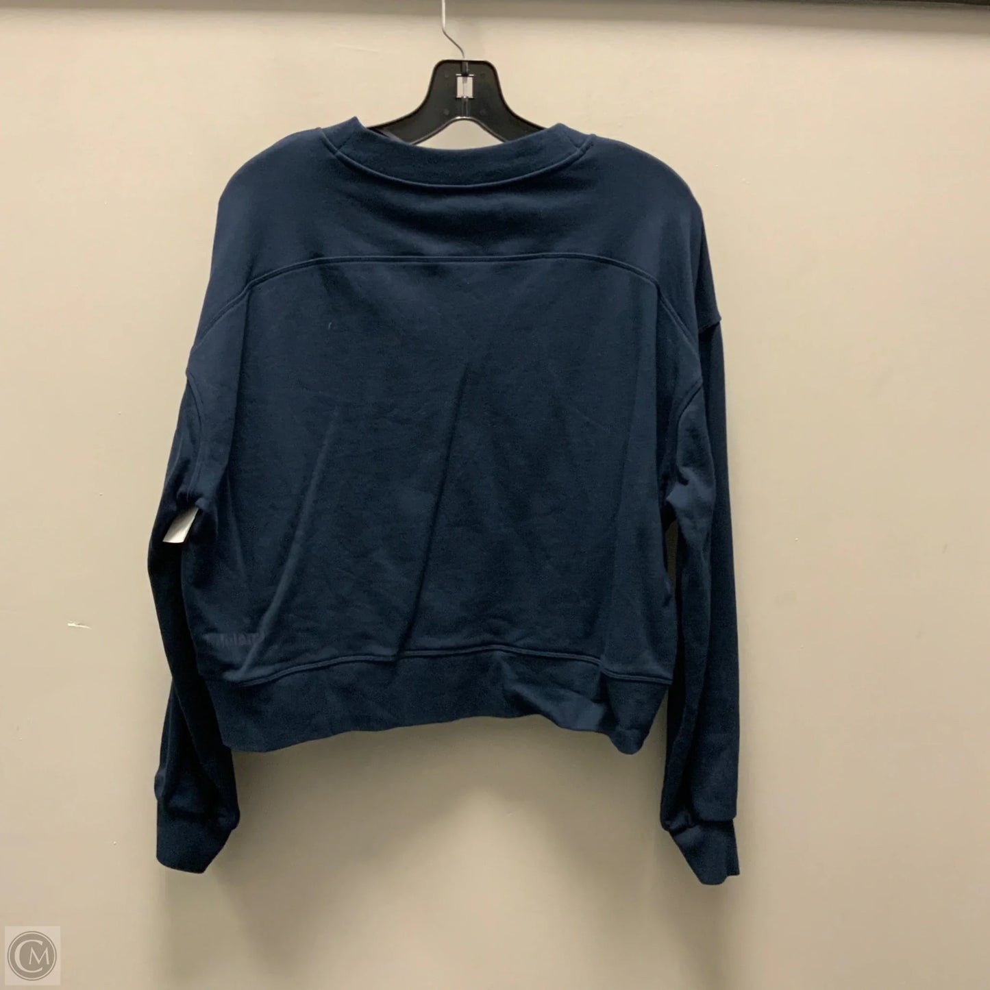 Athletic Sweatshirt Crewneck By Lululemon In Blue, Size: 8