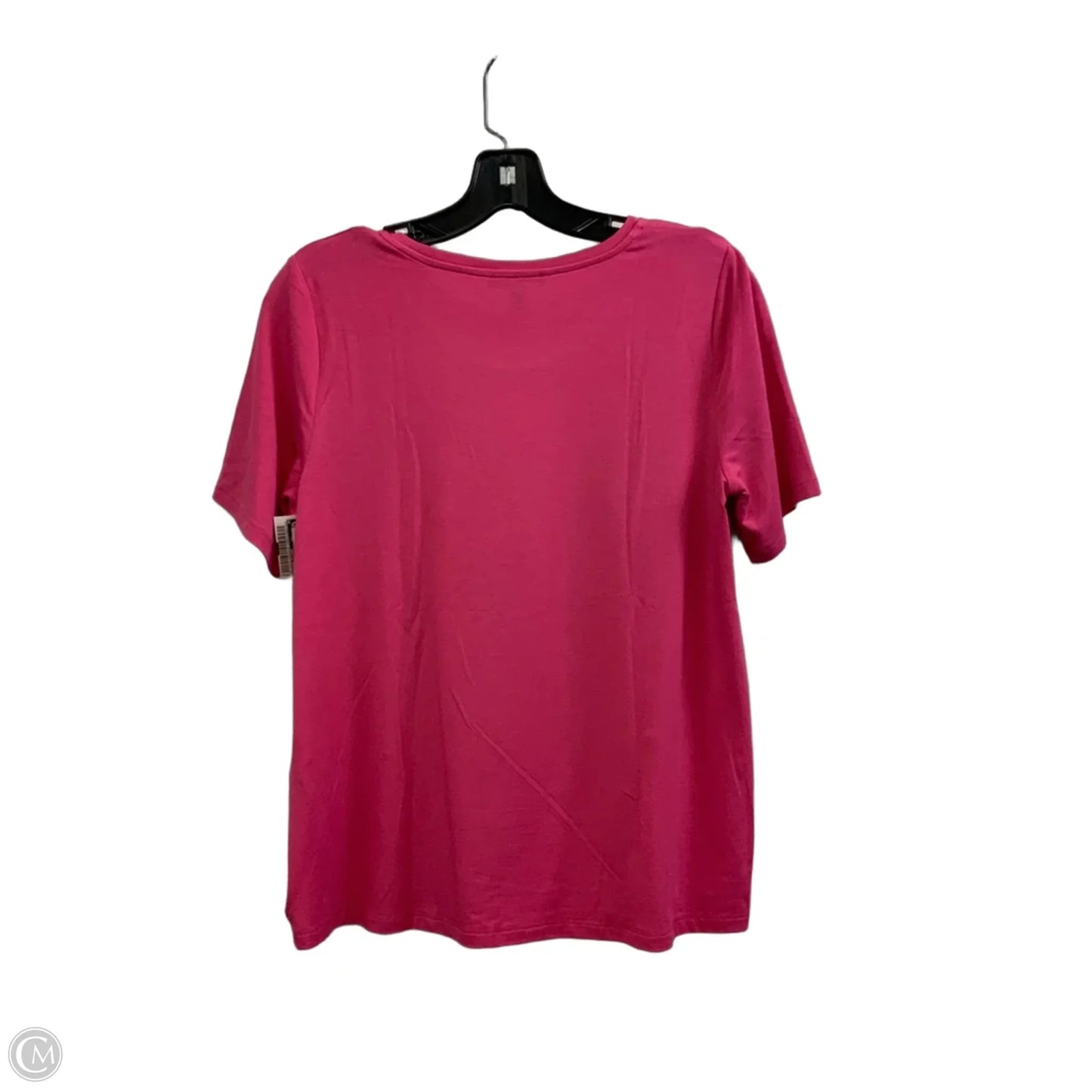 Top Short Sleeve By Eileen Fisher In Pink, Size: Xs