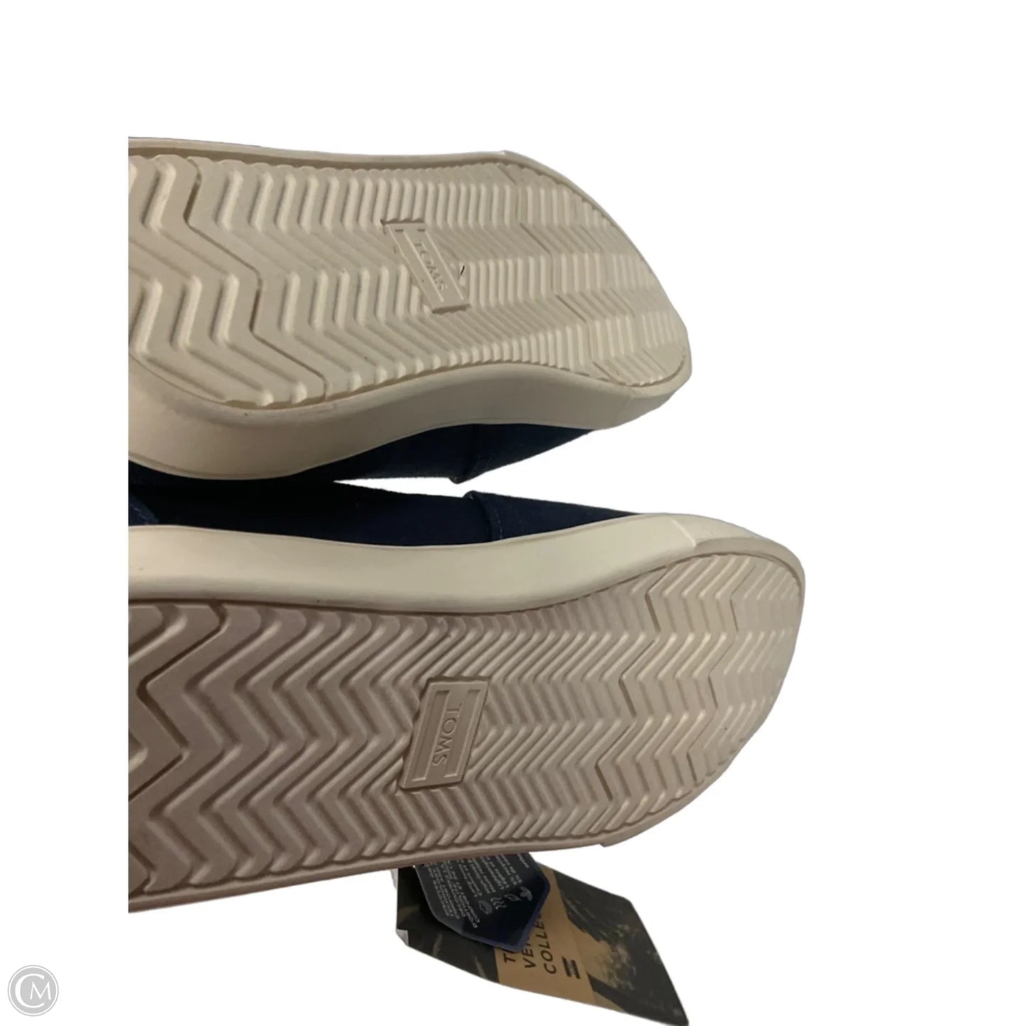 Shoes Flats By Toms In Blue, Size: 9.5