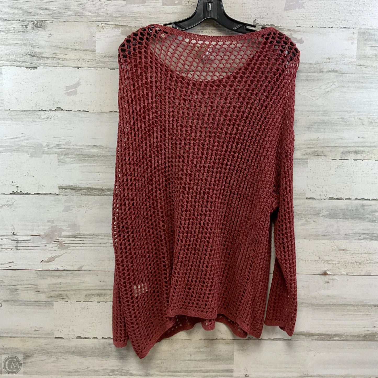 Sweater By Max Studio In Red, Size: 2x