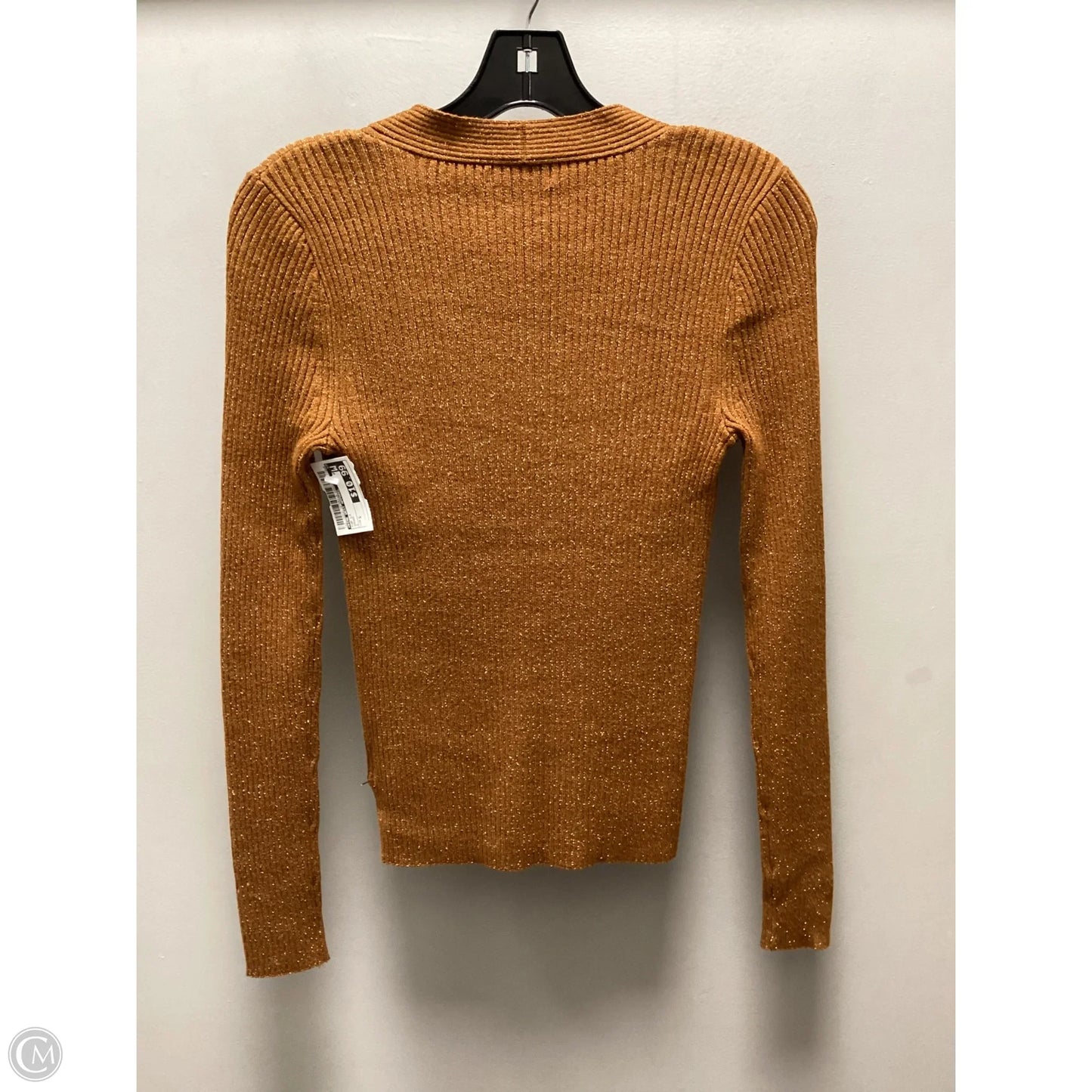 Top Long Sleeve By Nine West Apparel In Brown, Size: S