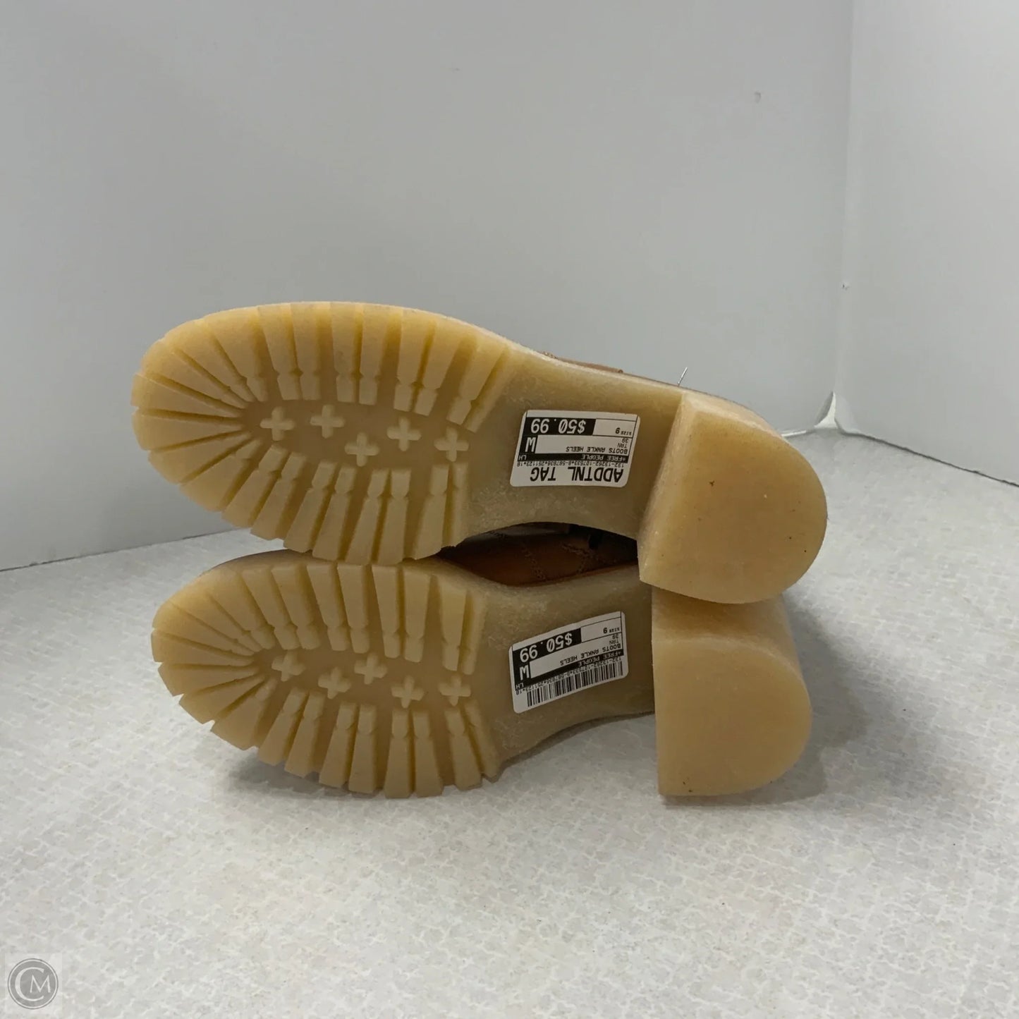 Boots Ankle Heels By Free People In Tan, Size: 9