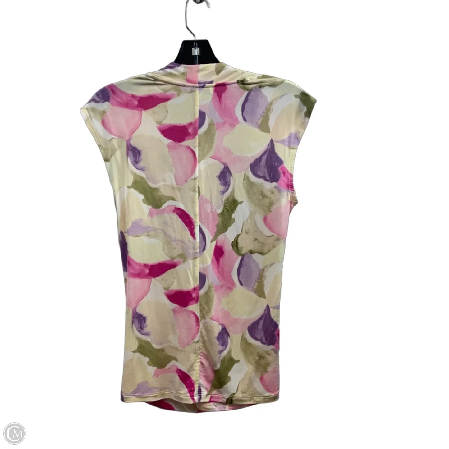 Top Sleeveless By Chicos In Pink & Purple, Size: S