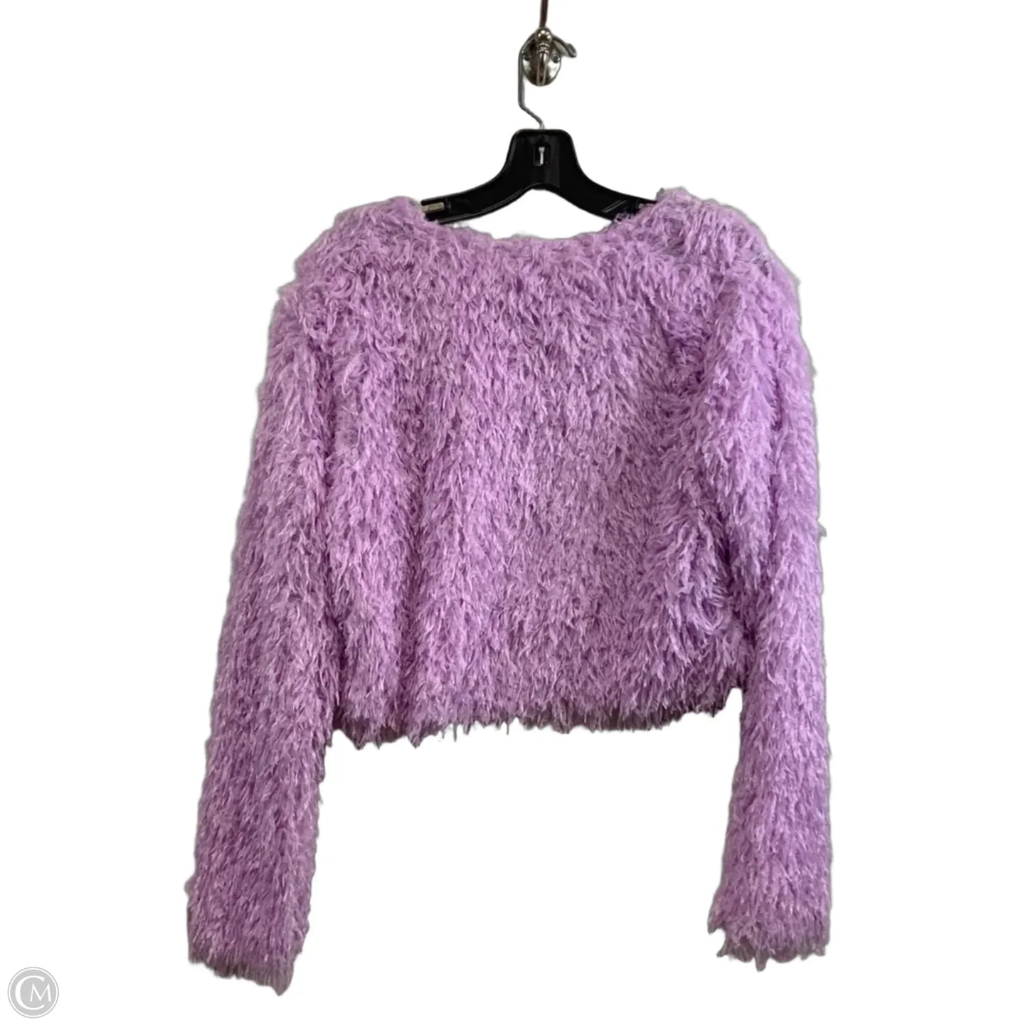 Top Long Sleeve By Zara In Purple, Size: L