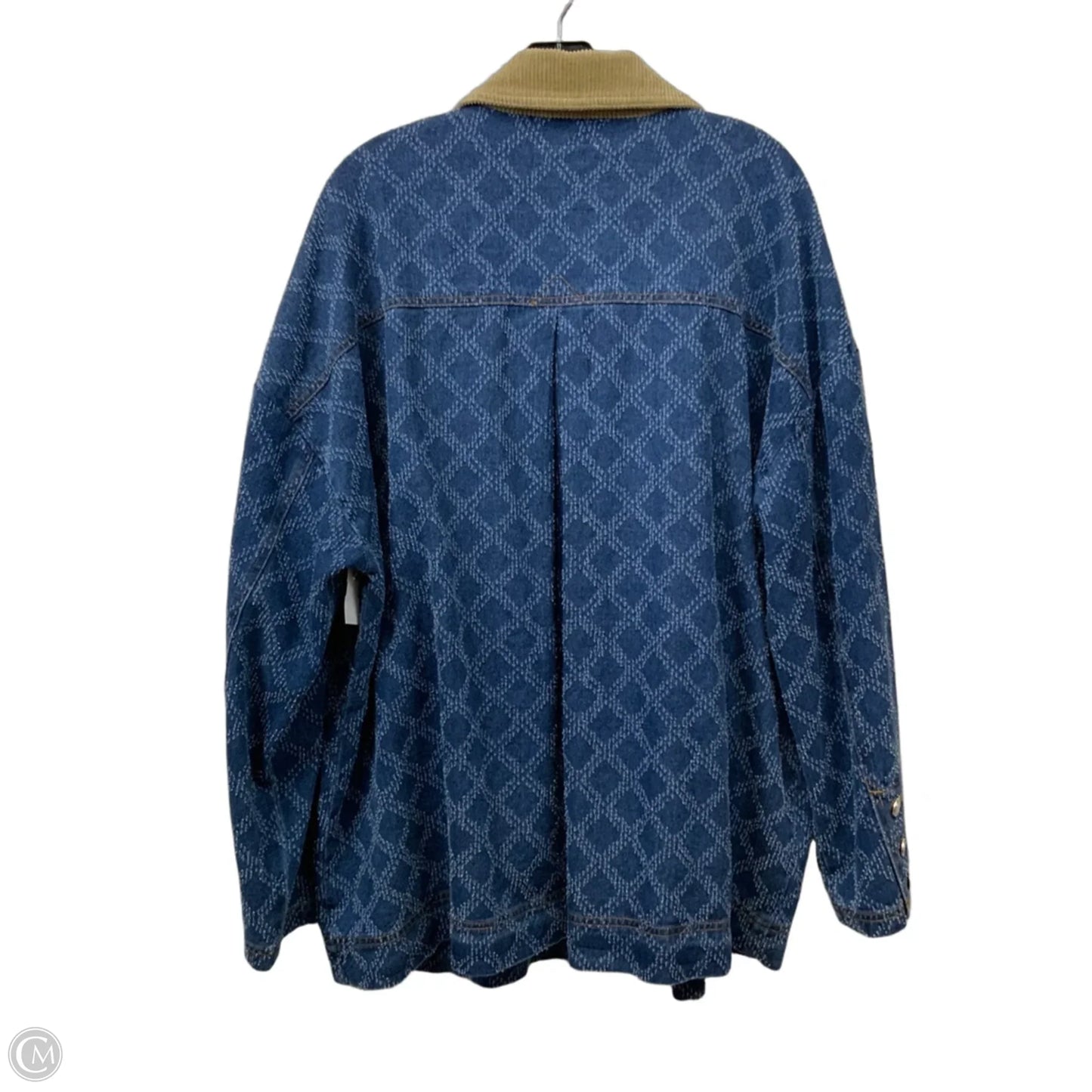Jacket Denim By Avec Les Filles In Blue Denim, Size: Xl