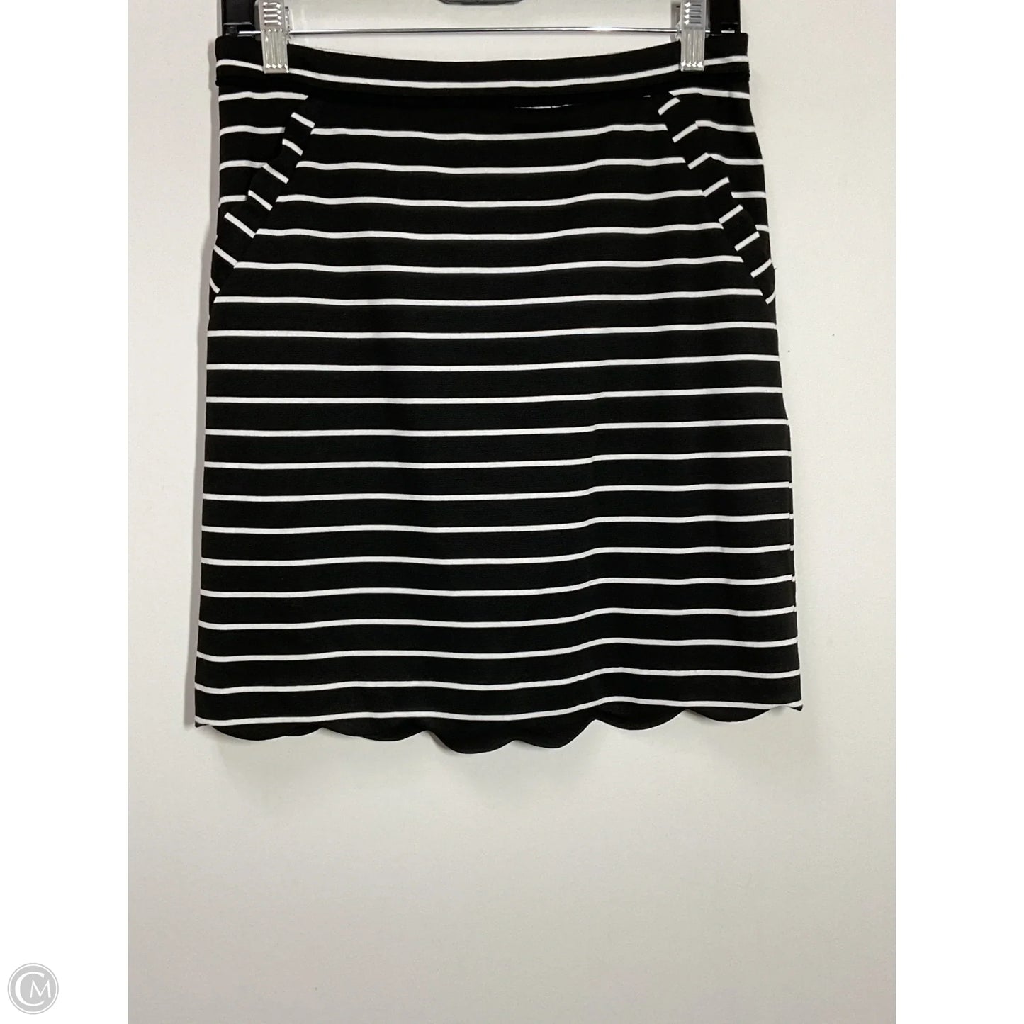 Skirt Mini & Short By Skies Are Blue In Striped Pattern, Size: M