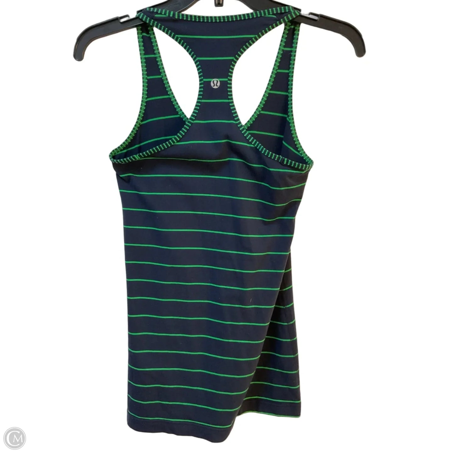 Athletic Tank Top By Lululemon In Striped Pattern, Size: S