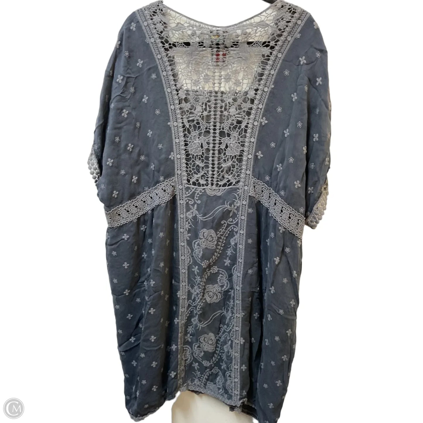 Dress Party Midi By Johnny Was In Grey, Size: Xl
