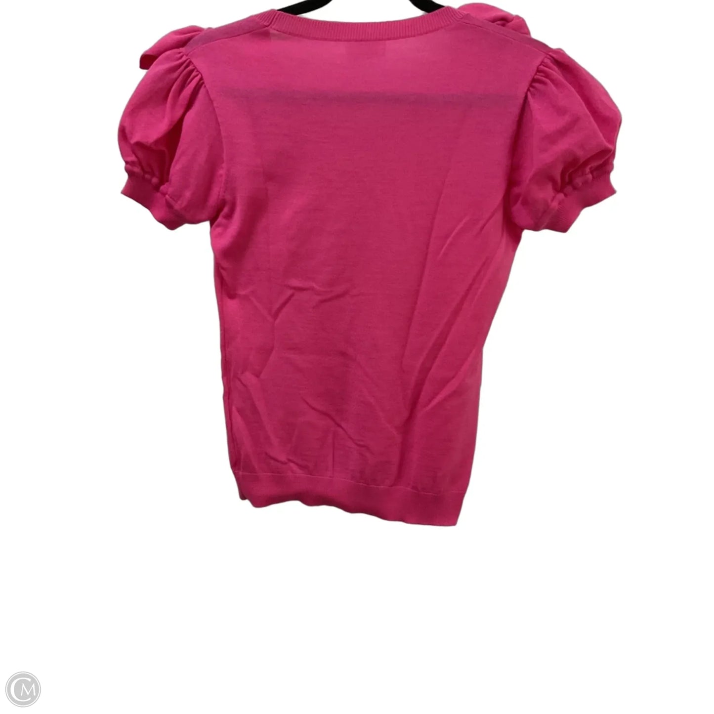 Sweater Short Sleeve By Cma In Pink, Size: M