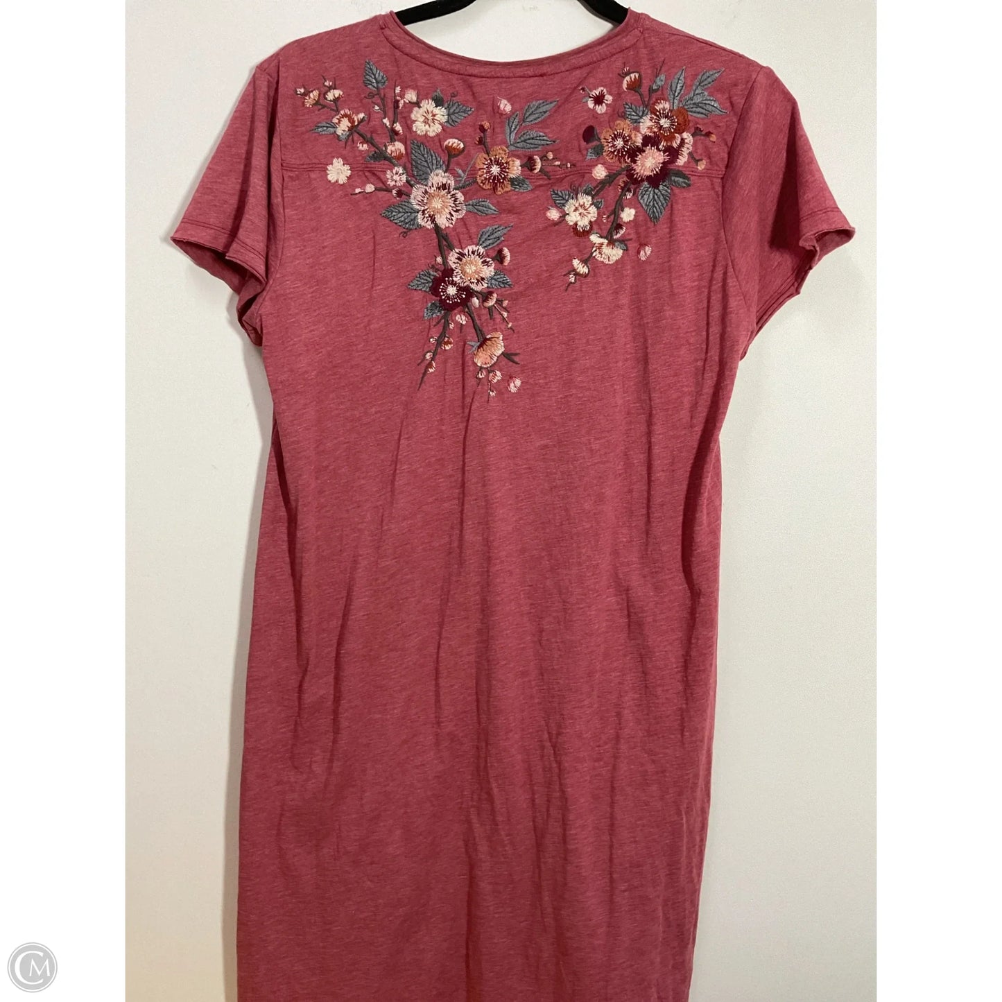 Tunic Short Sleeve By Johnny Was In Red, Size: S
