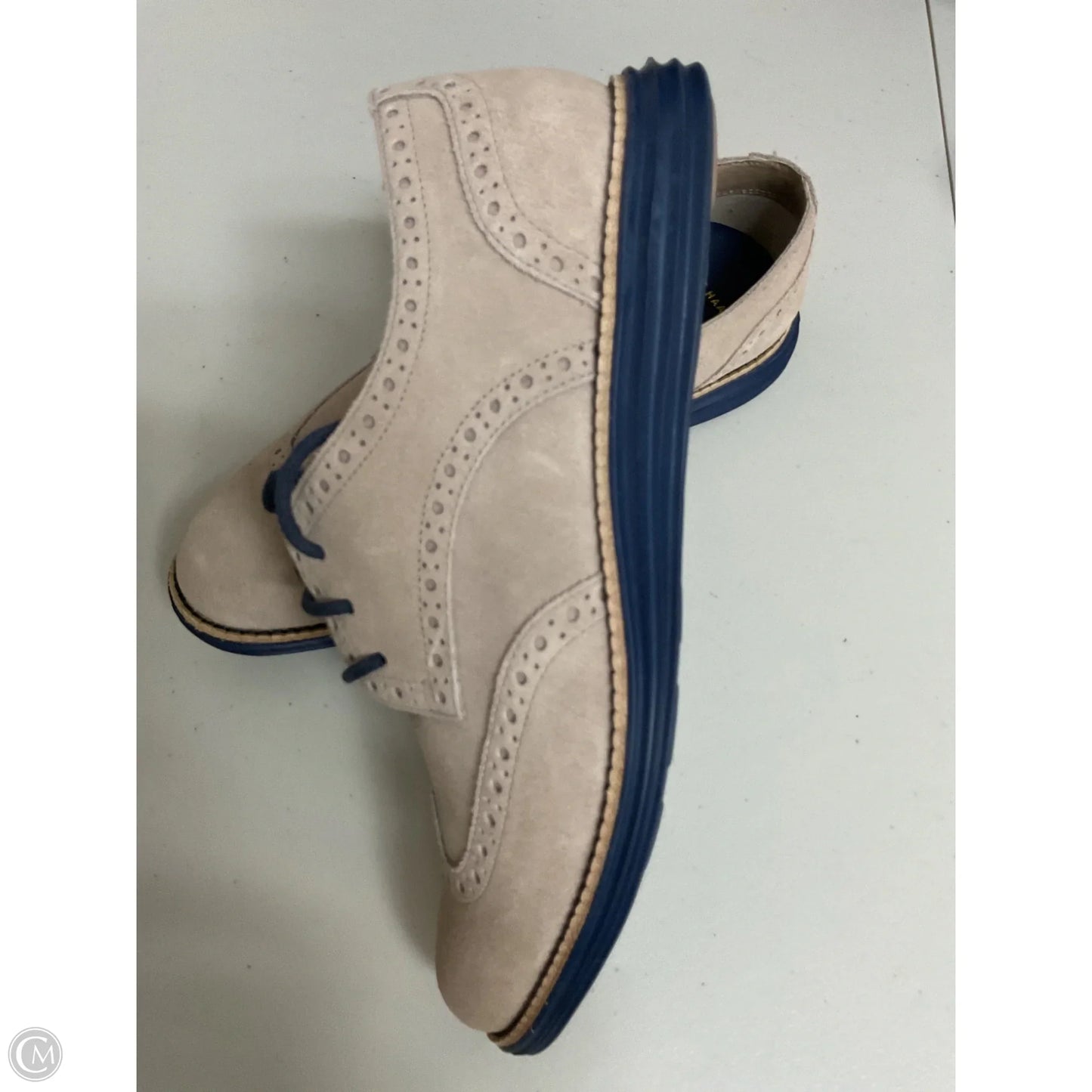 Shoes Flats By Cole-haan In Blue & Tan, Size: 7.5