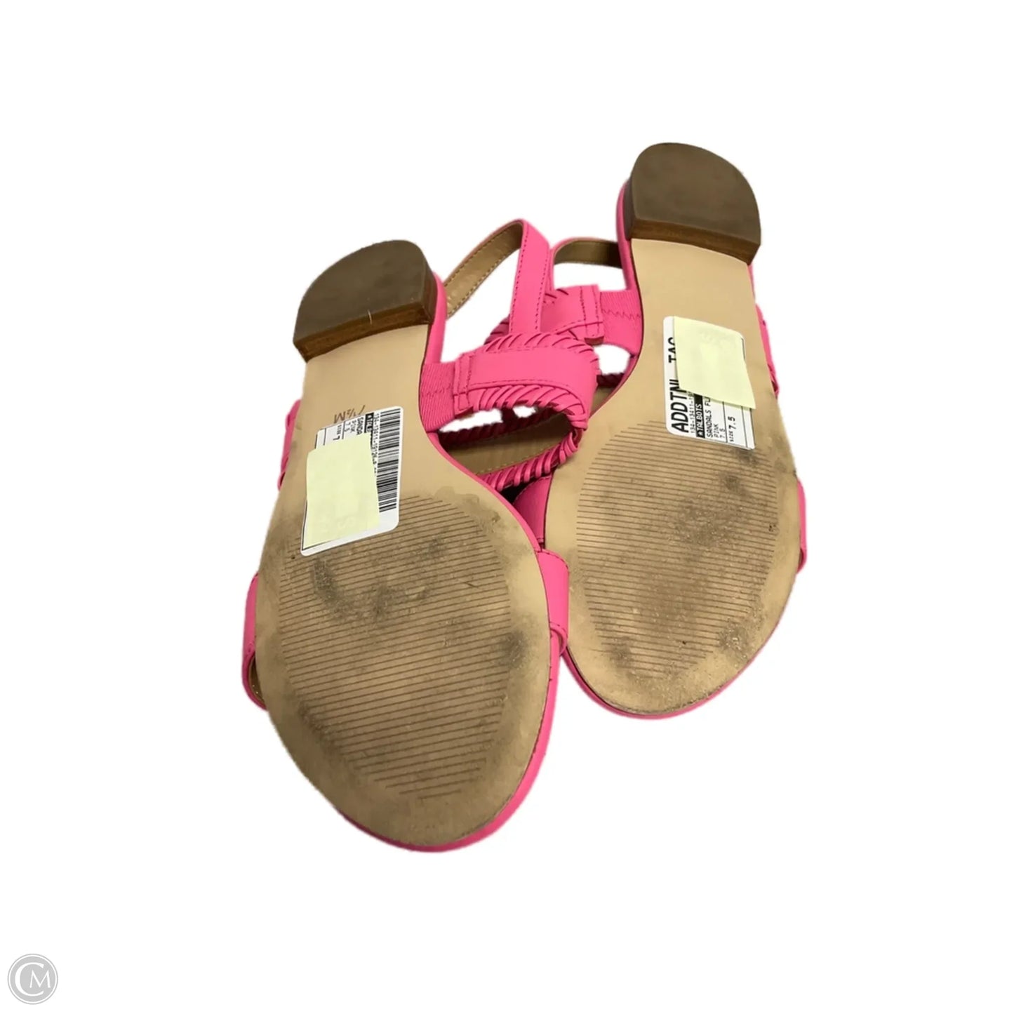 Sandals Flats By Talbots In Pink, Size: 7.5