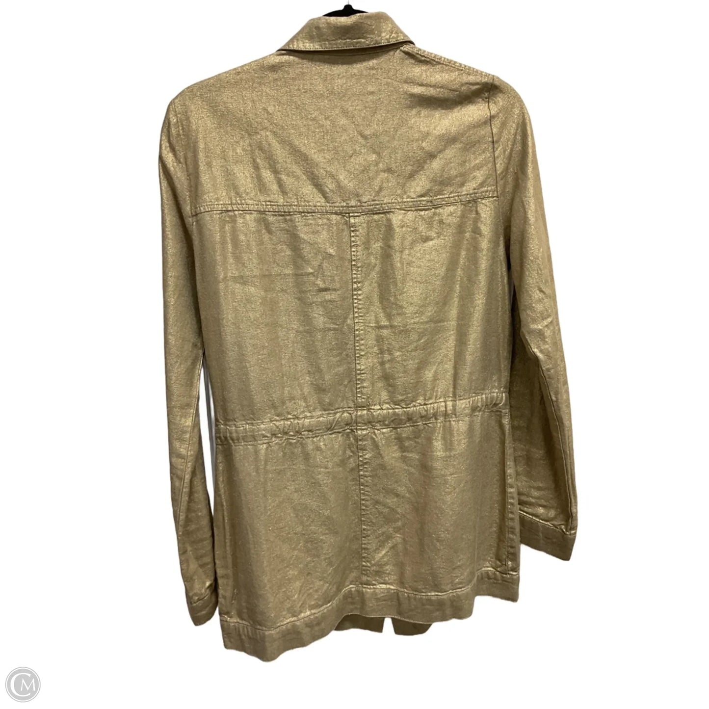 Jacket Denim By Boston Proper In Gold, Size: Xs