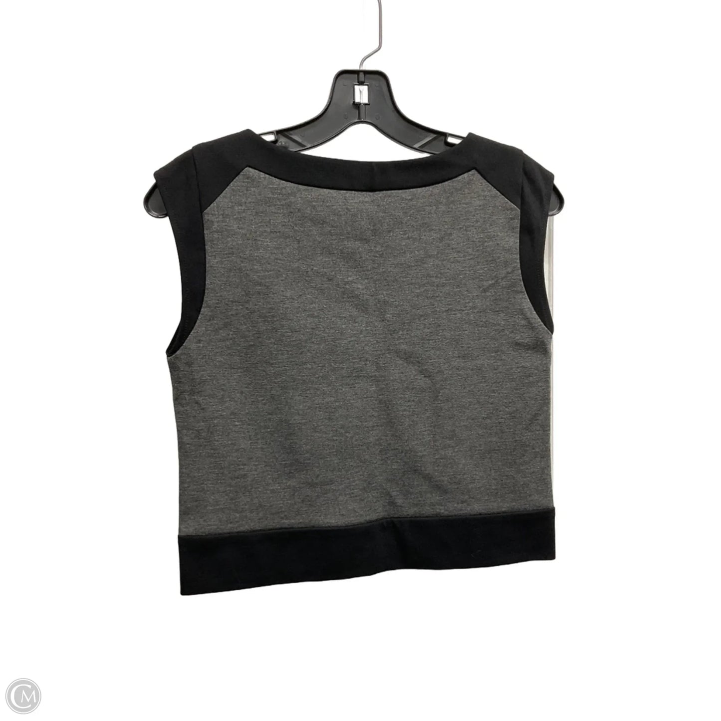 Top Sleeveless By Banana Republic In Black & Grey, Size: Xs
