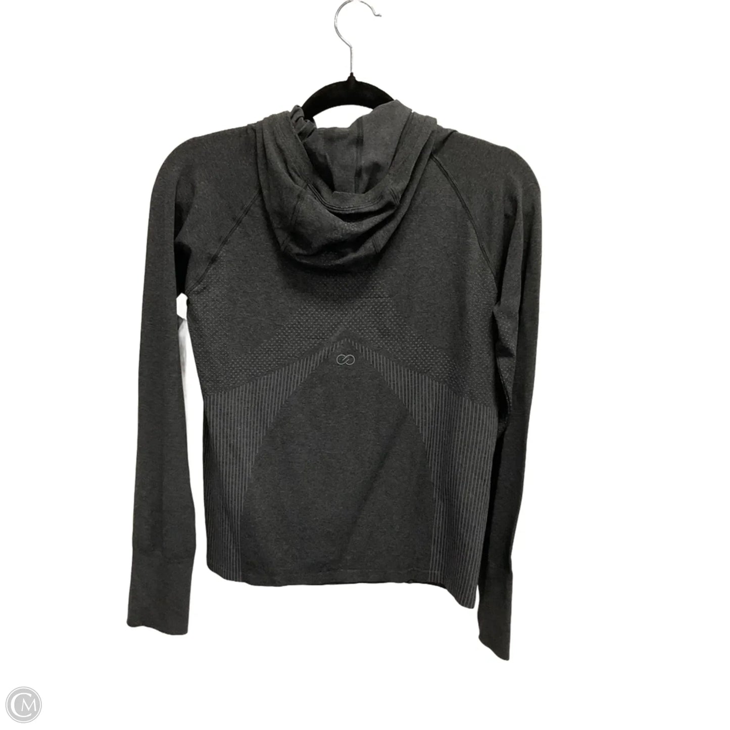 Athletic Top Long Sleeve Hoodie By Calia In Grey, Size: M