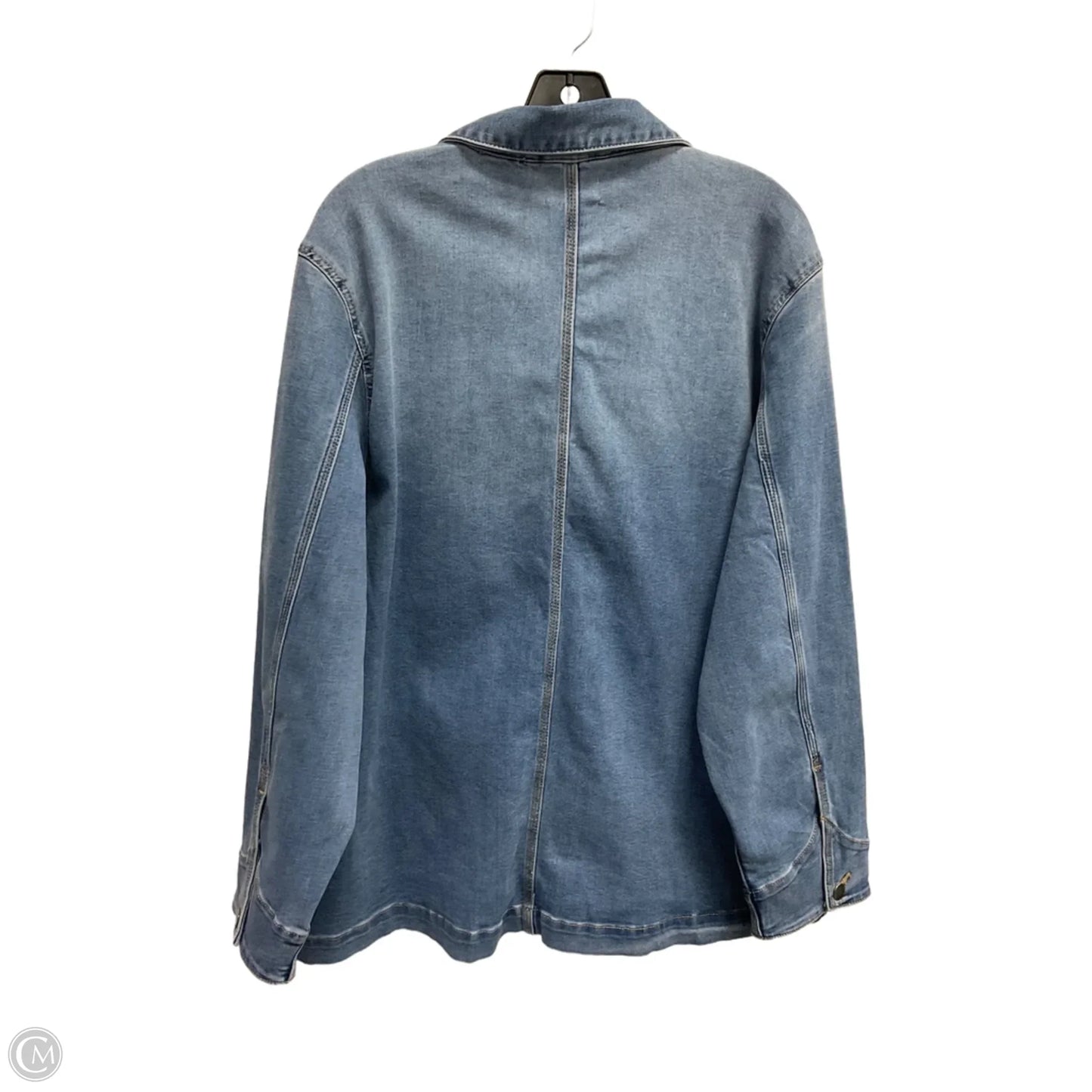 Jacket Denim By Well Worn In Blue Denim, Size: Xl