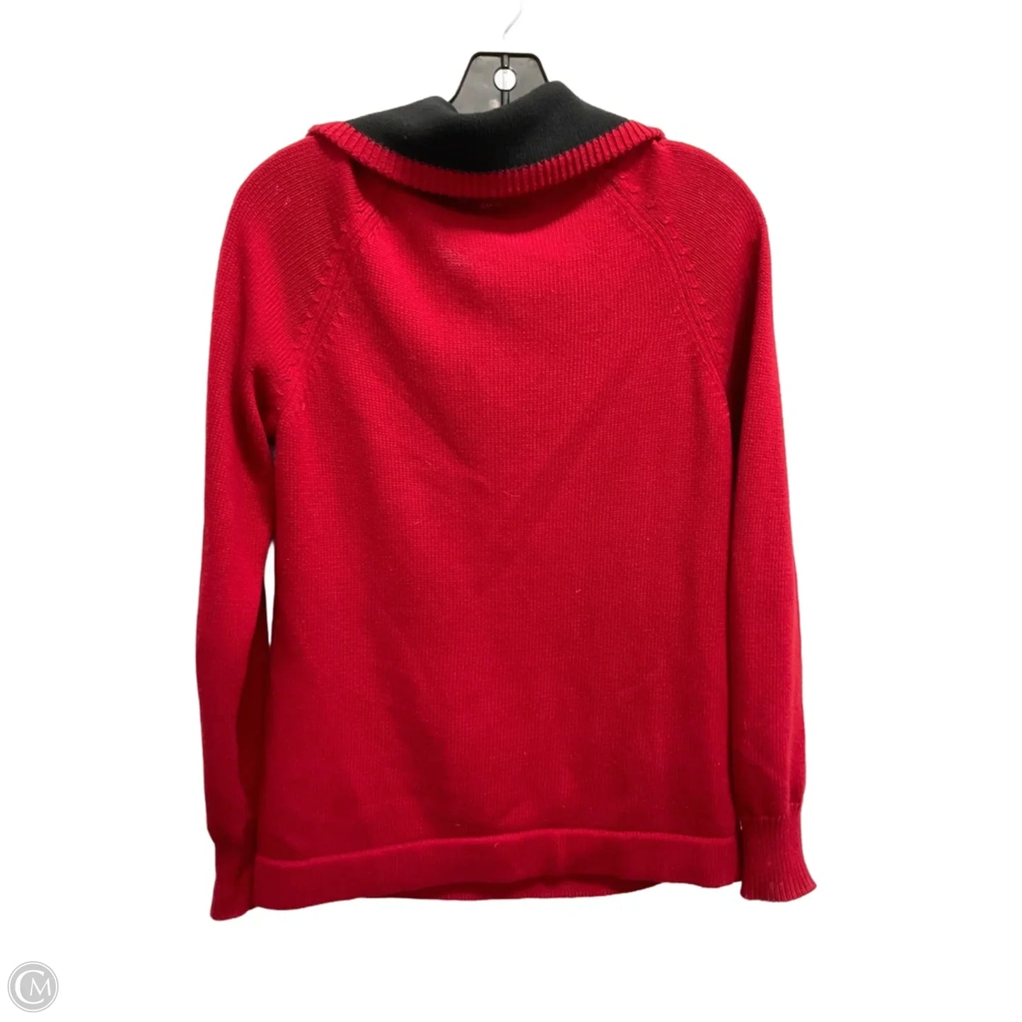 Sweater By Lauren By Ralph Lauren In Red, Size: M