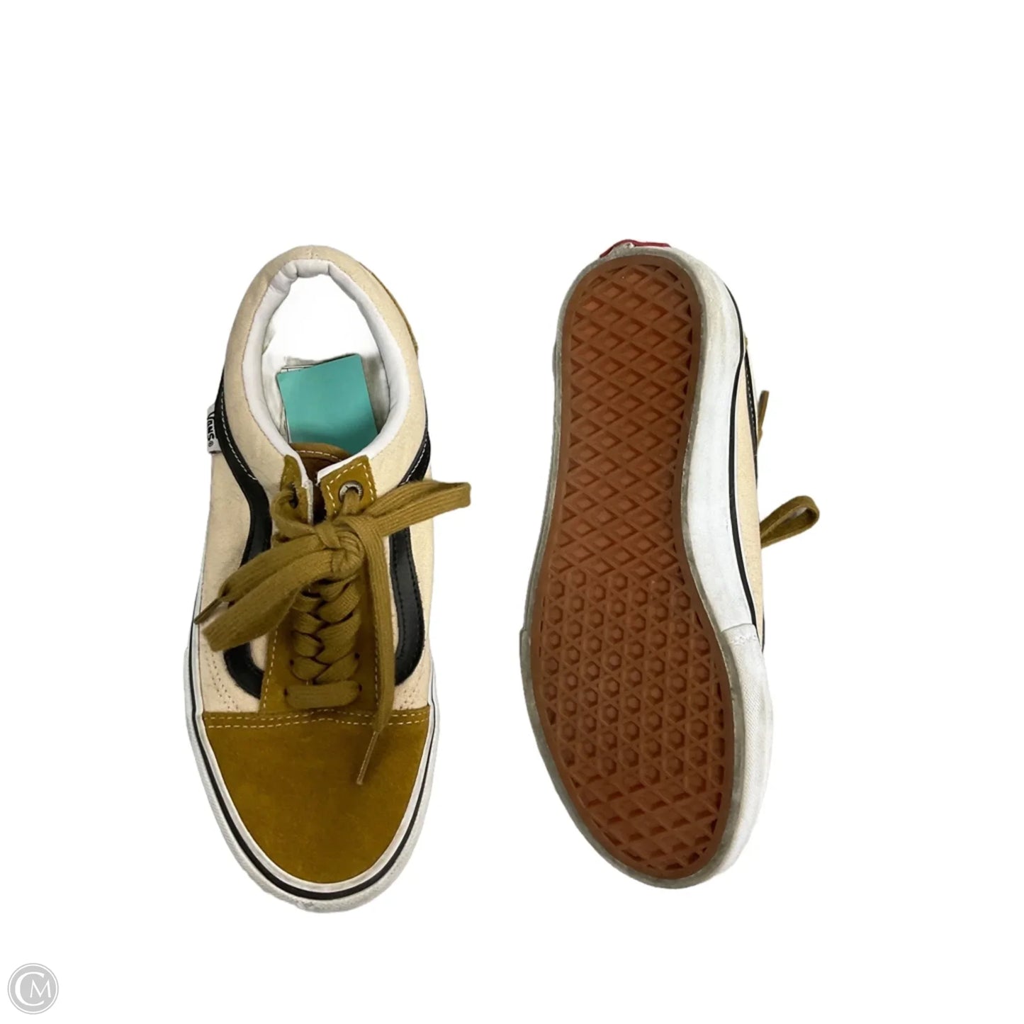 Shoes Sneakers By Vans In Brown, Size: 8.5