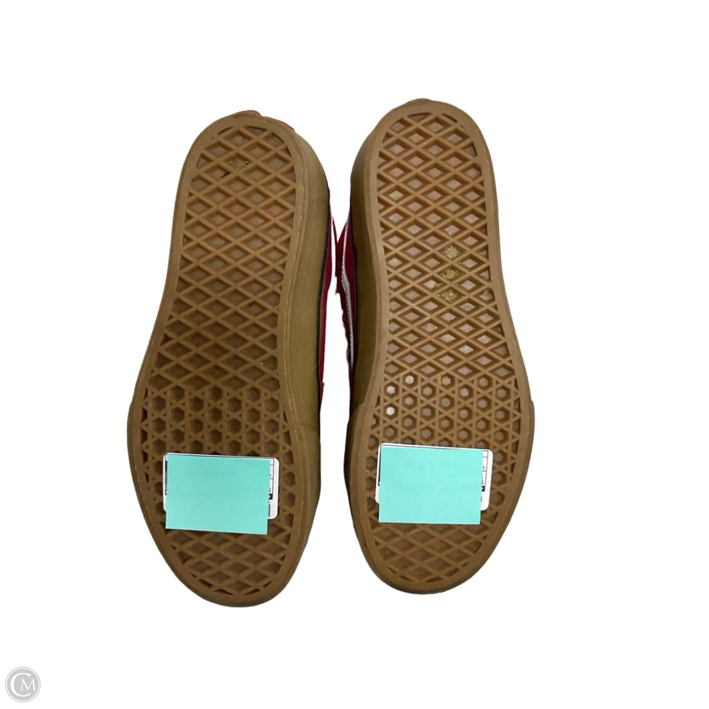 Shoes Sneakers By Vans In Red, Size: 7