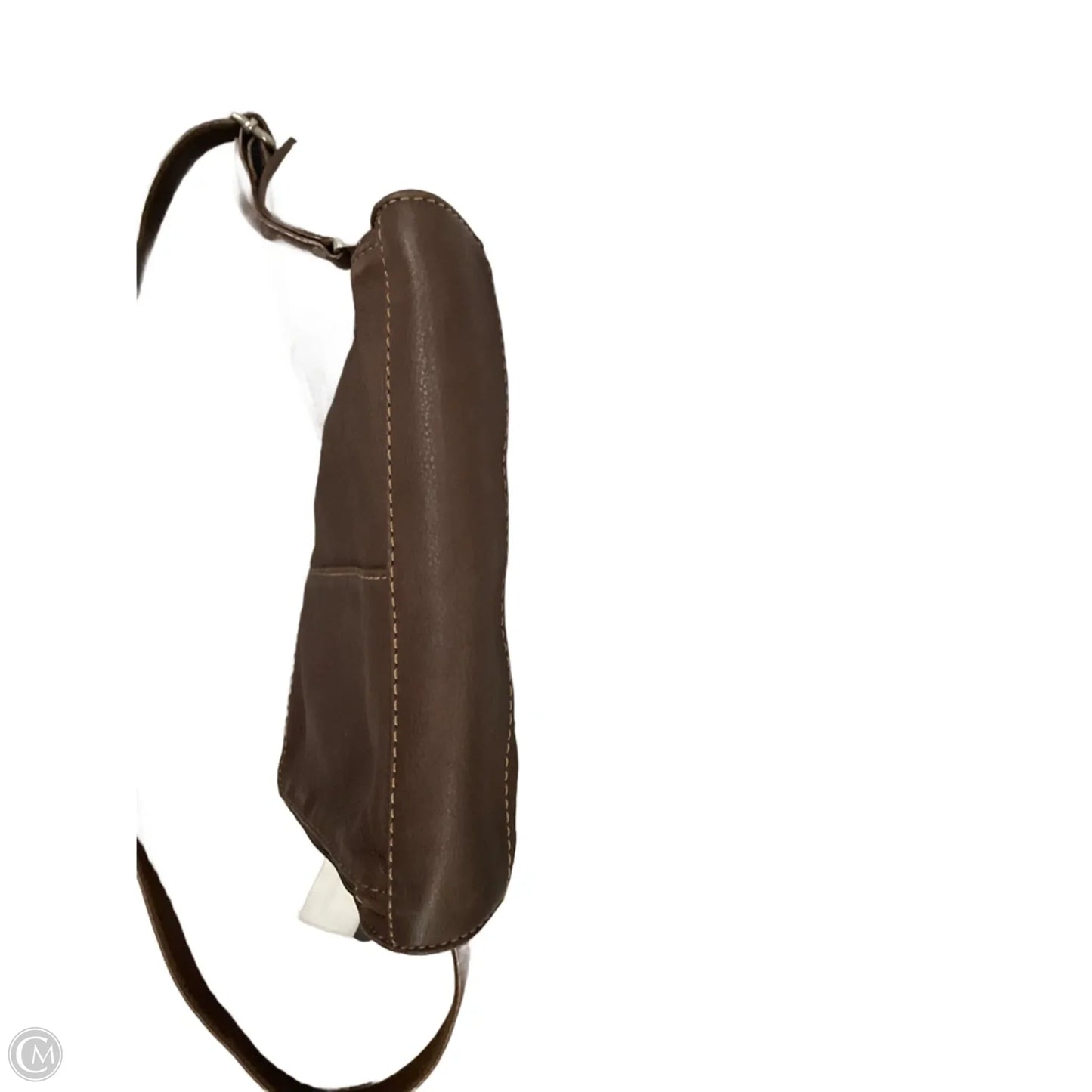 Crossbody Leather By Fossil, Size: Medium