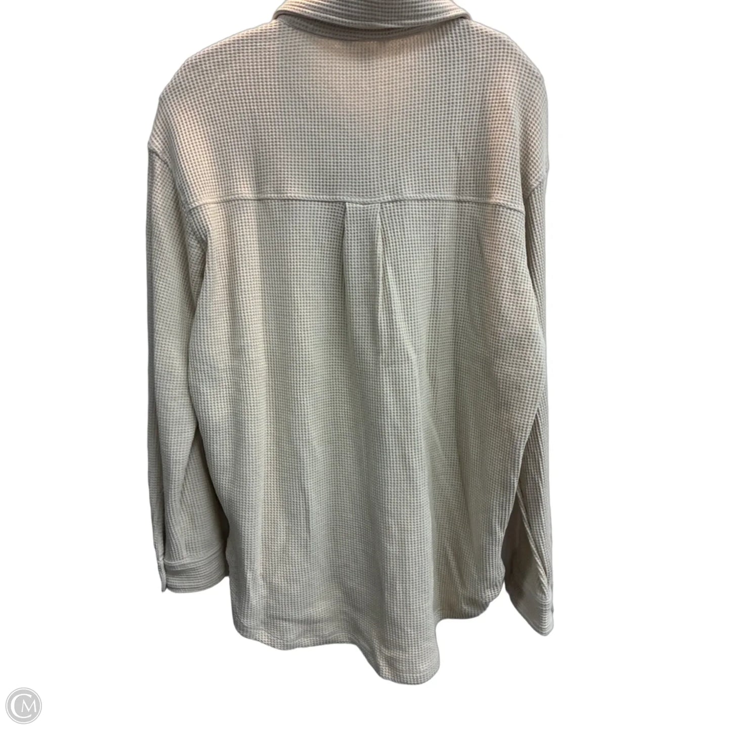 Top Long Sleeve By Time And Tru In Cream, Size: S