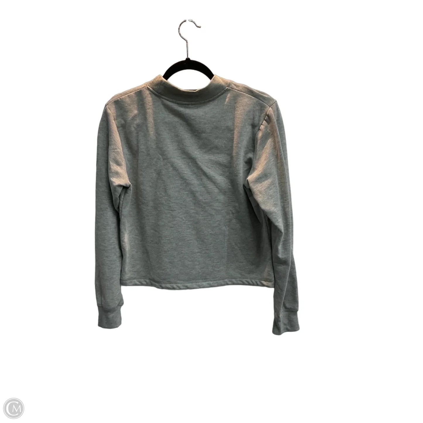 Sweatshirt Collar By Clothes Mentor In Grey, Size: M