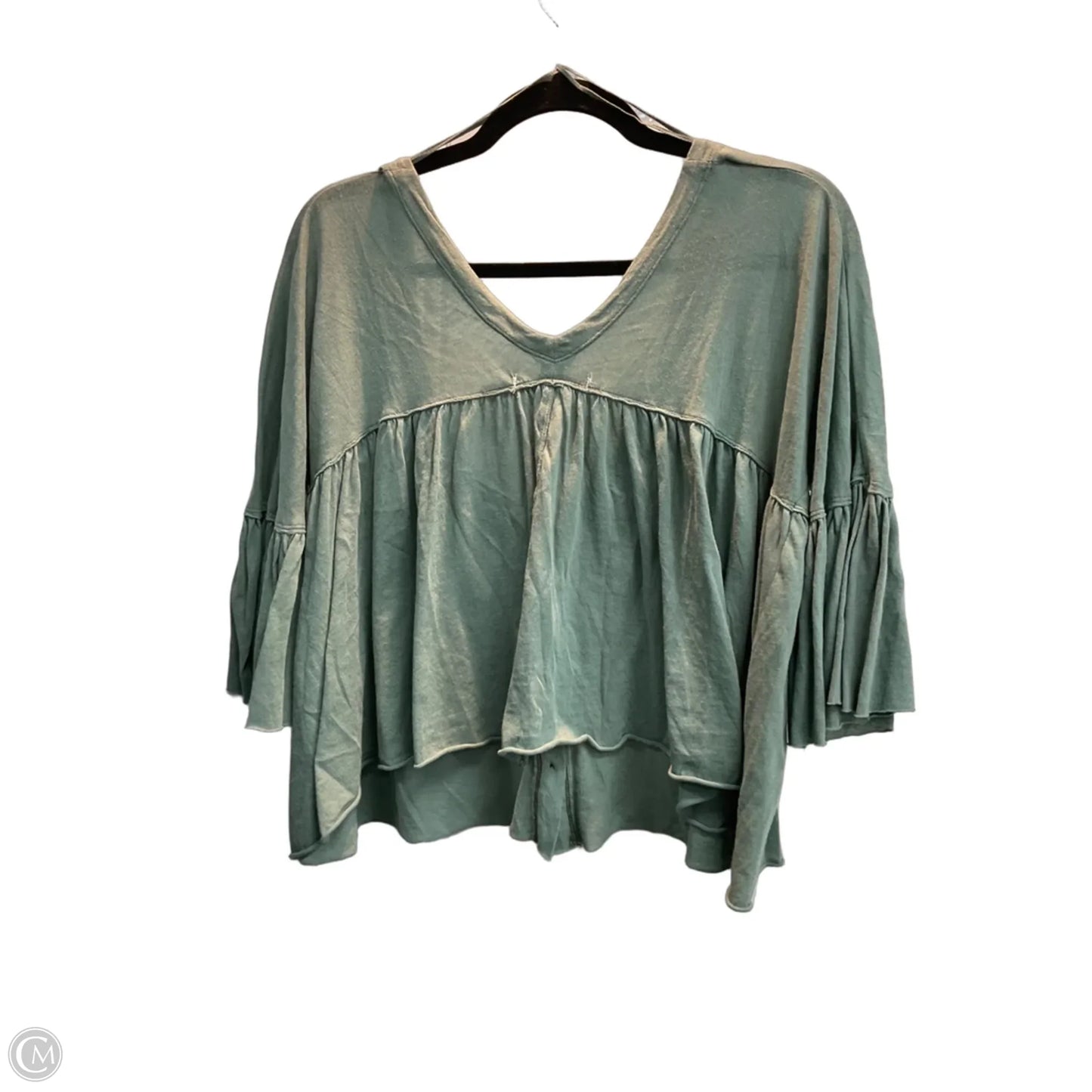 Top Short Sleeve By We The Free In Green, Size: Xs