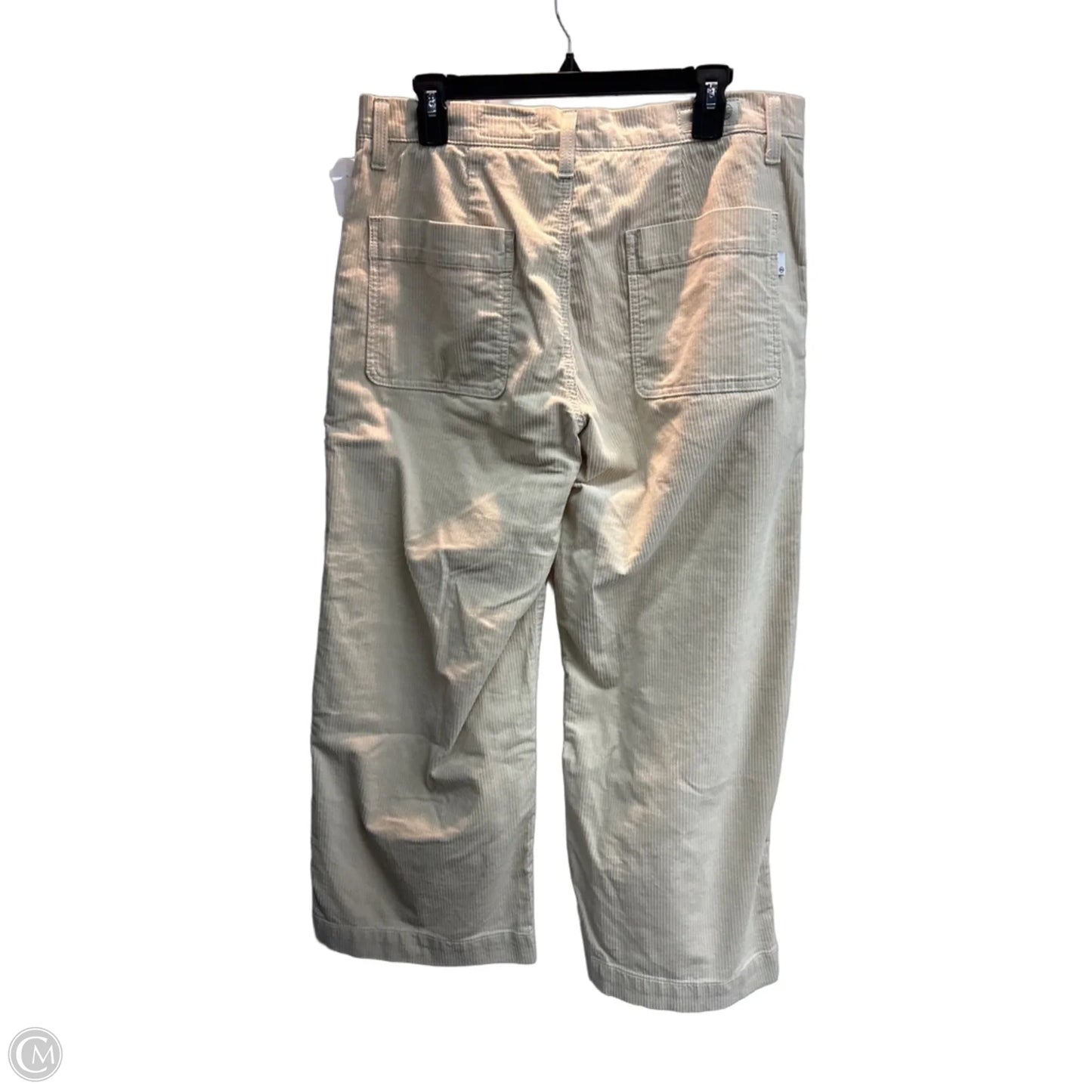 Pants Cropped By Adriano Goldschmied In Cream, Size: 10