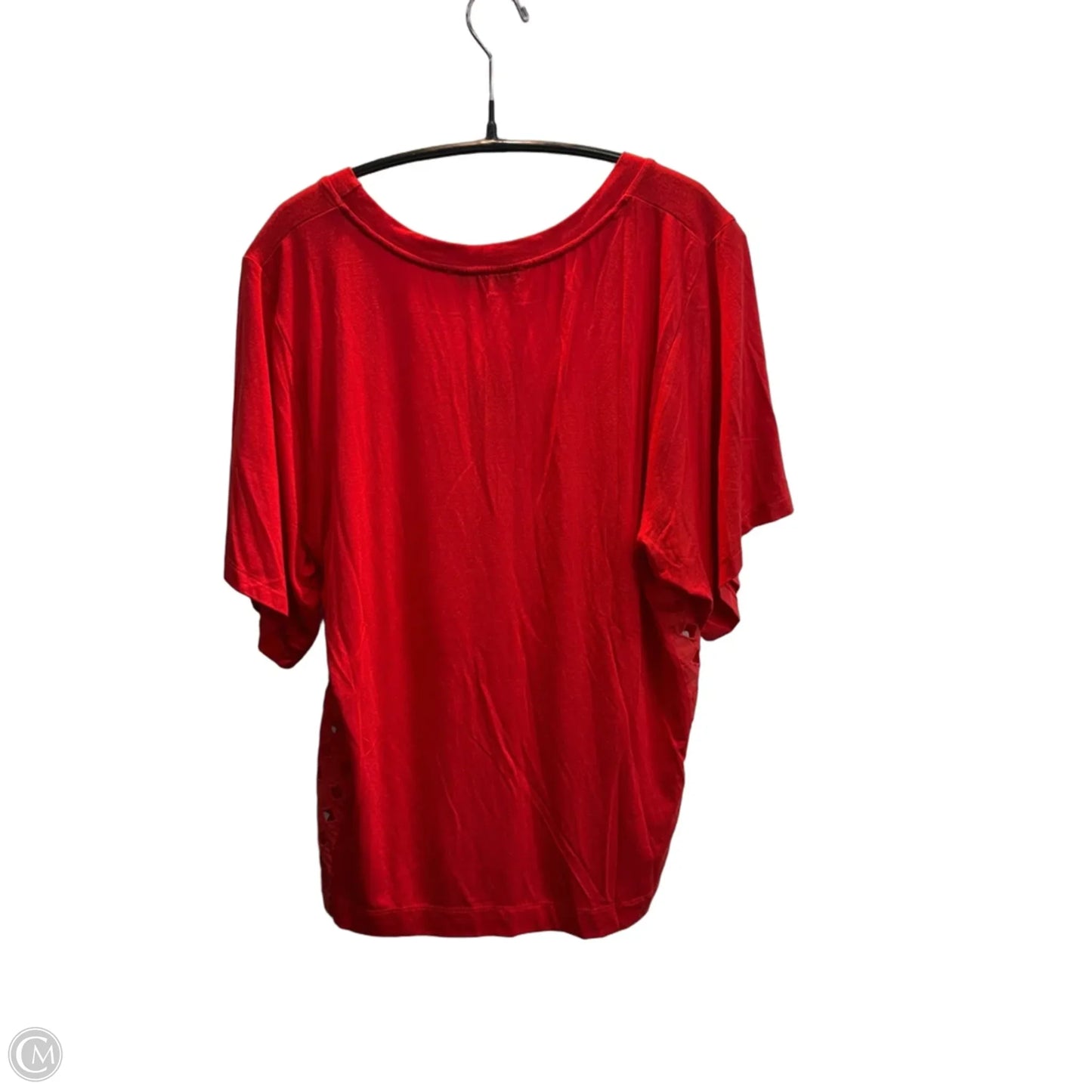 Top Short Sleeve By Red In Red, Size: M