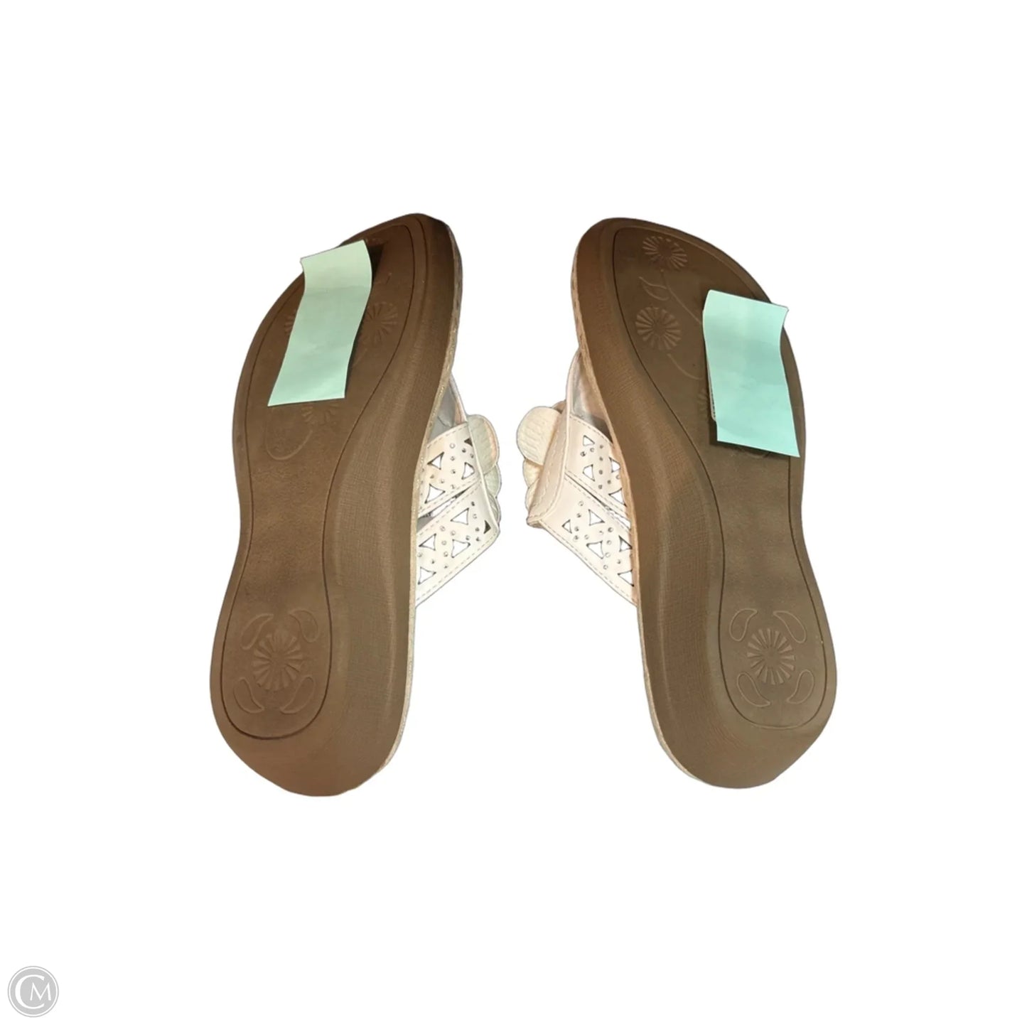 Sandals Flip Flops By Cliffs By White Mountain In White, Size: 8