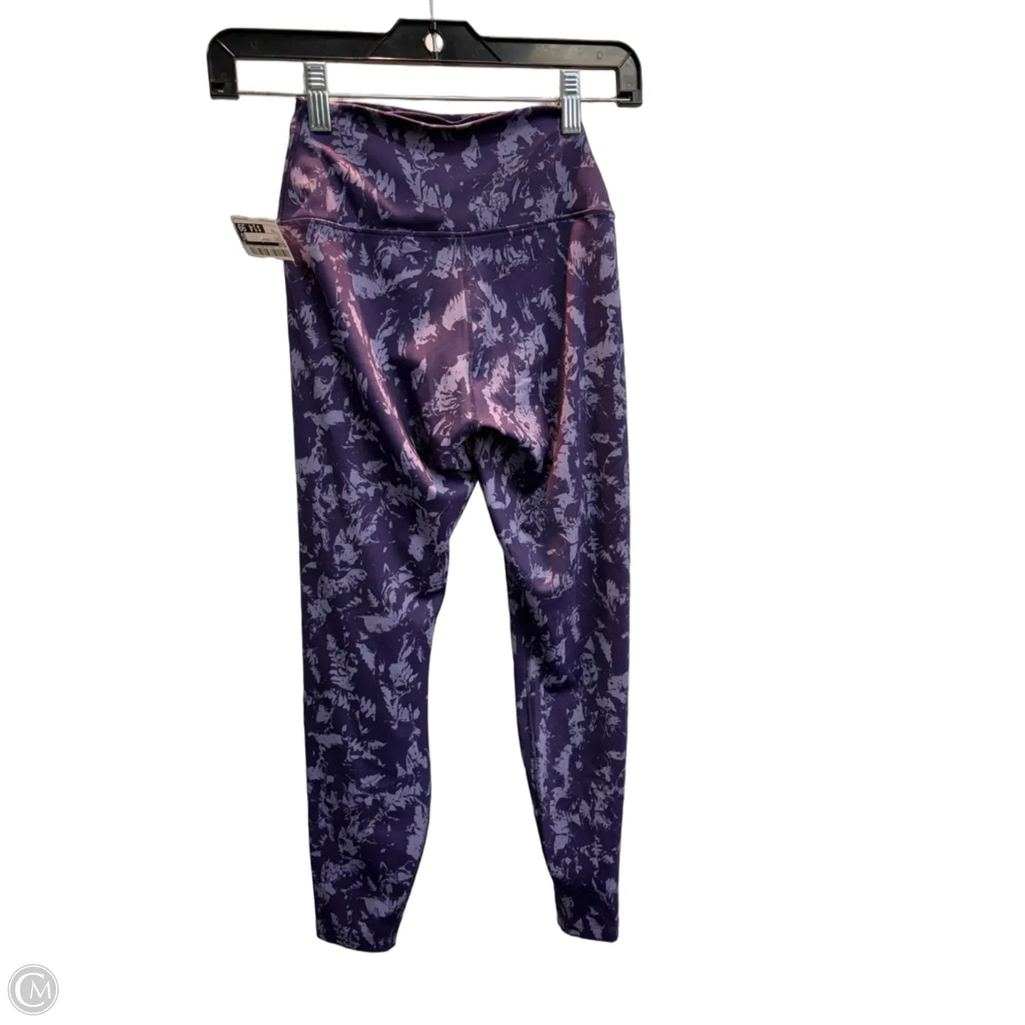 Athletic Leggings By Nike In Purple, Size: Xs