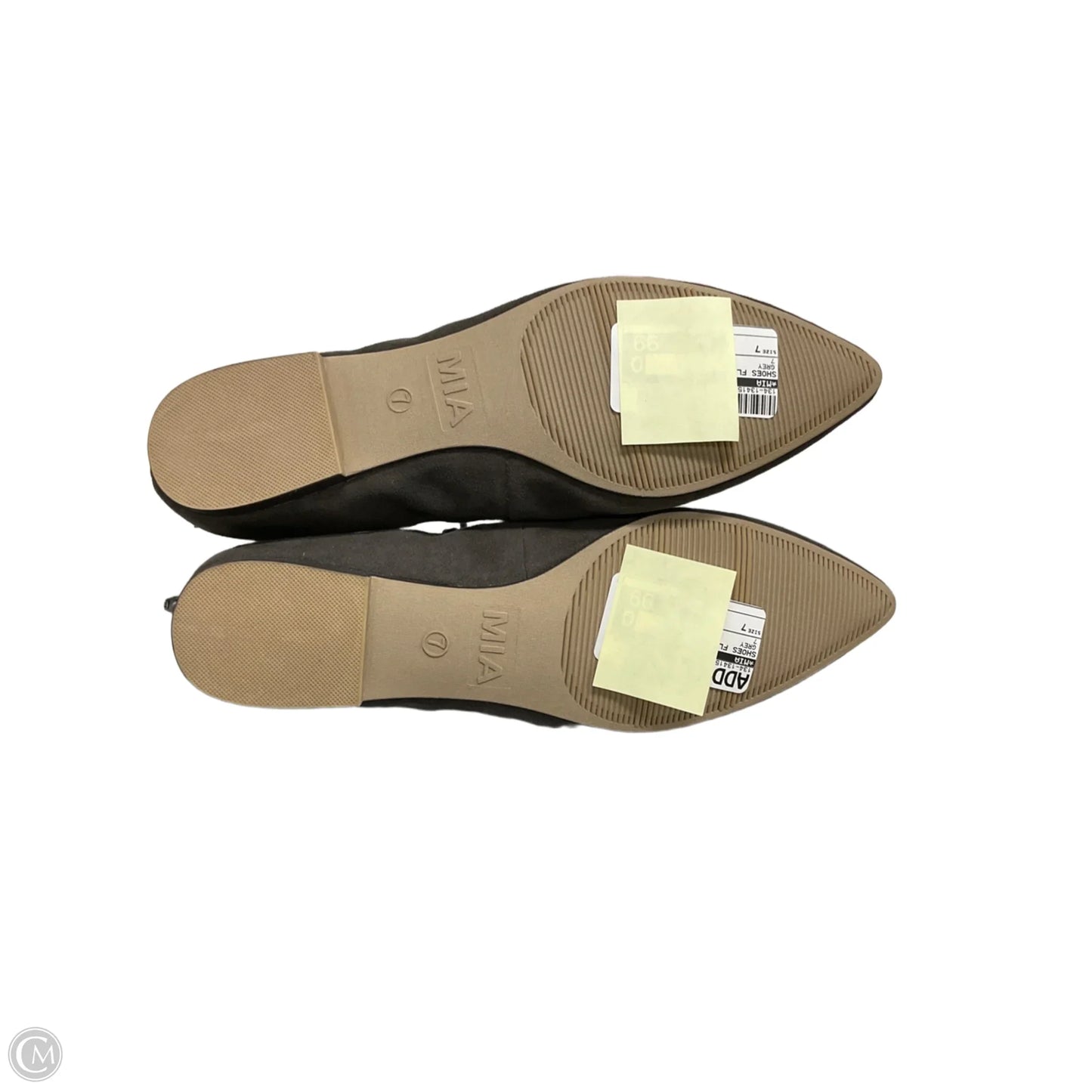 Shoes Flats By Mia In Grey, Size: 7