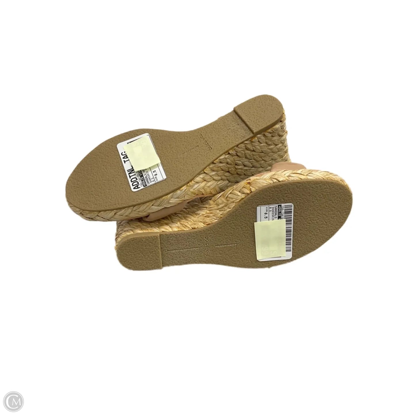 Sandals Heels Wedge By Dolce Vita In Snakeskin Print, Size: 8.5