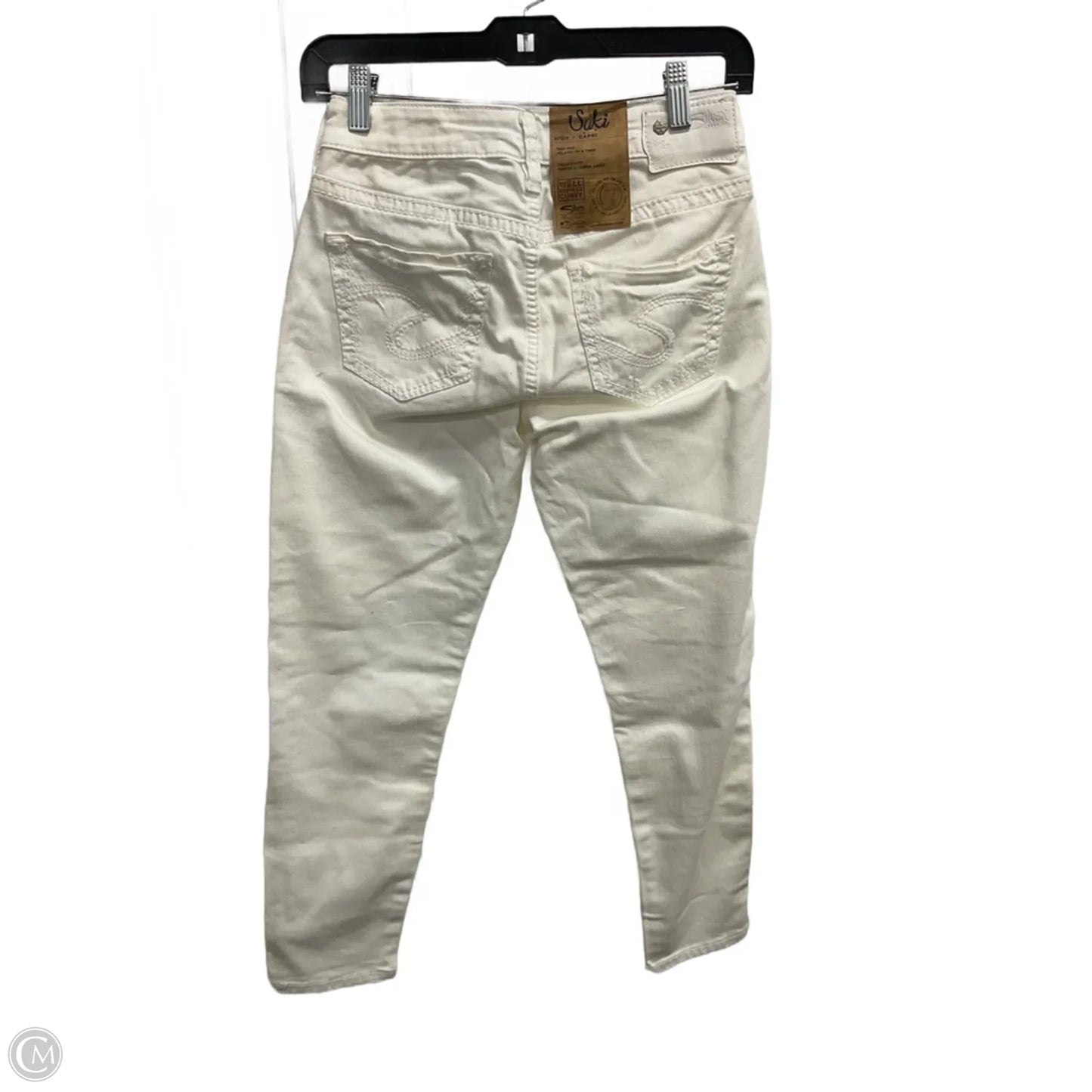 Capris By Silver In White, Size: 0