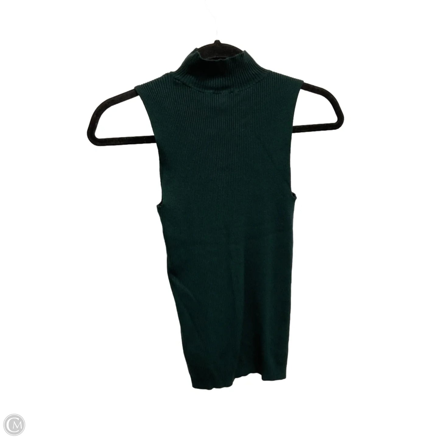 Top Sleeveless By Express In Green, Size: Sp