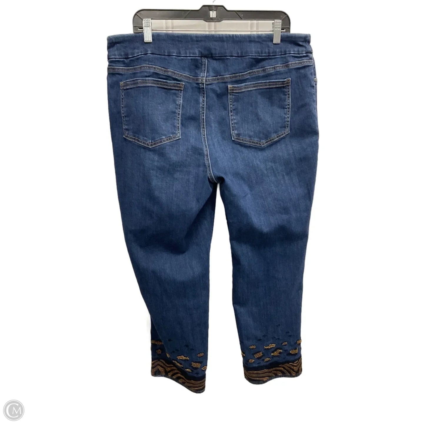 Jeans Jeggings By Chicos In Blue, Size: 16