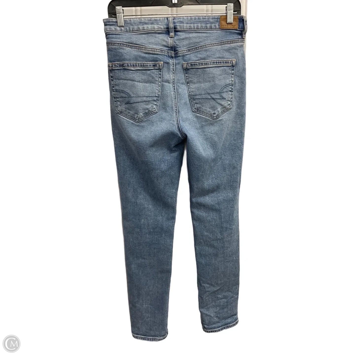 Jeans Straight By American Eagle In Blue, Size: 6l