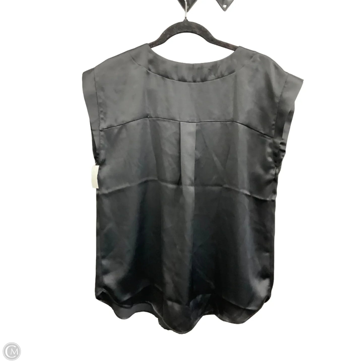 Top Short Sleeve By Loft In Black, Size: M