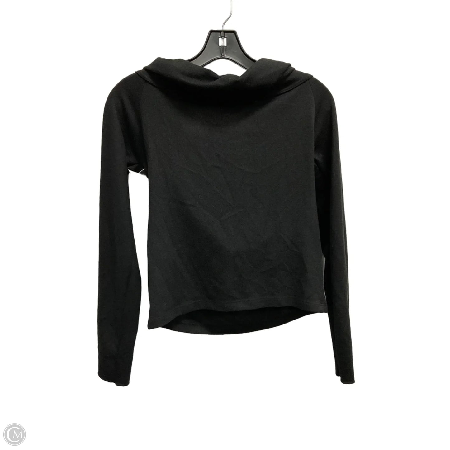 Top Long Sleeve By Zara In Black, Size: L