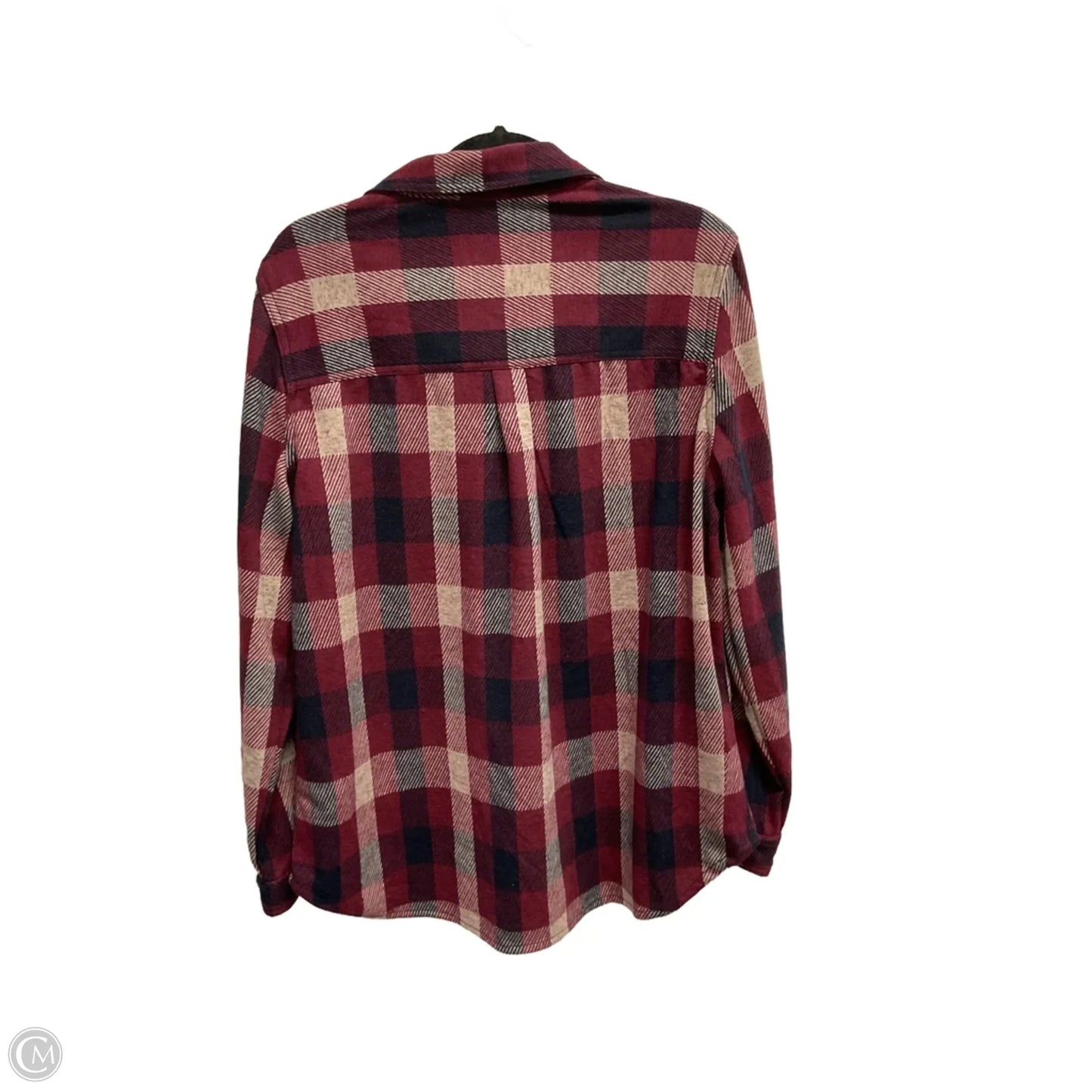 Jacket Shirt By Cmc In Plaid Pattern, Size: Xl