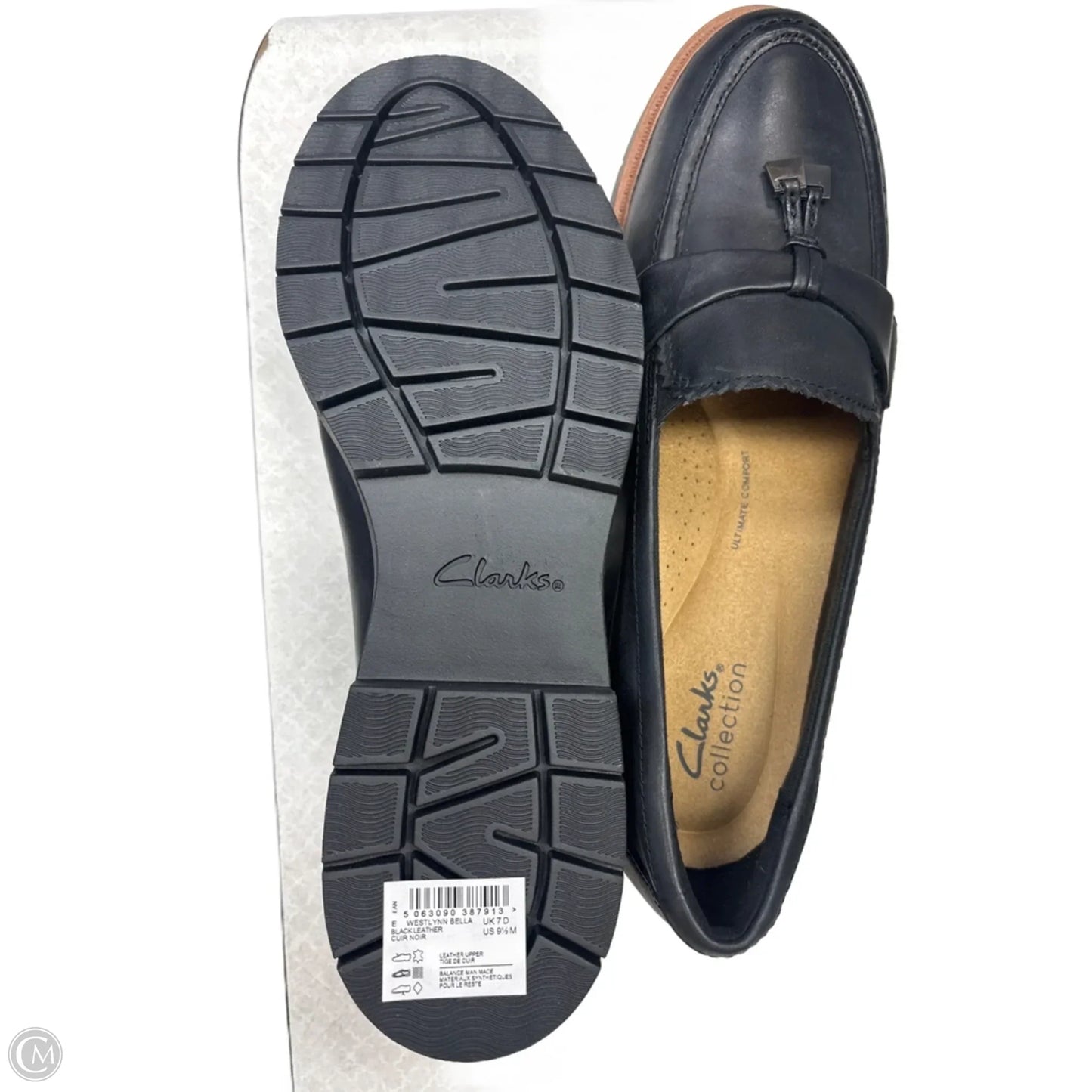 Shoes Heels Platform By Clarks In Black, Size: 9.5