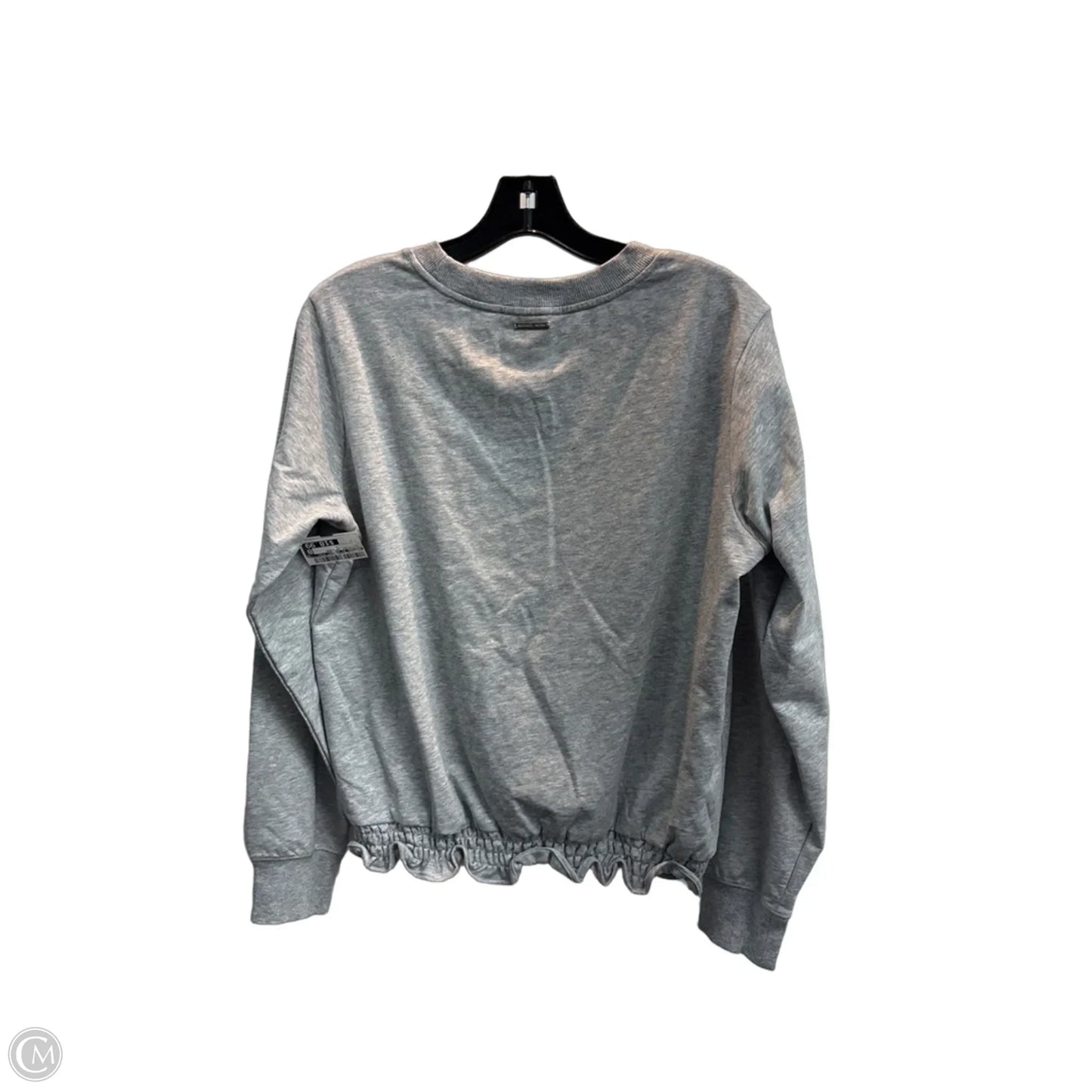 Sweatshirt Crewneck By Michael By Michael Kors In Grey, Size: M