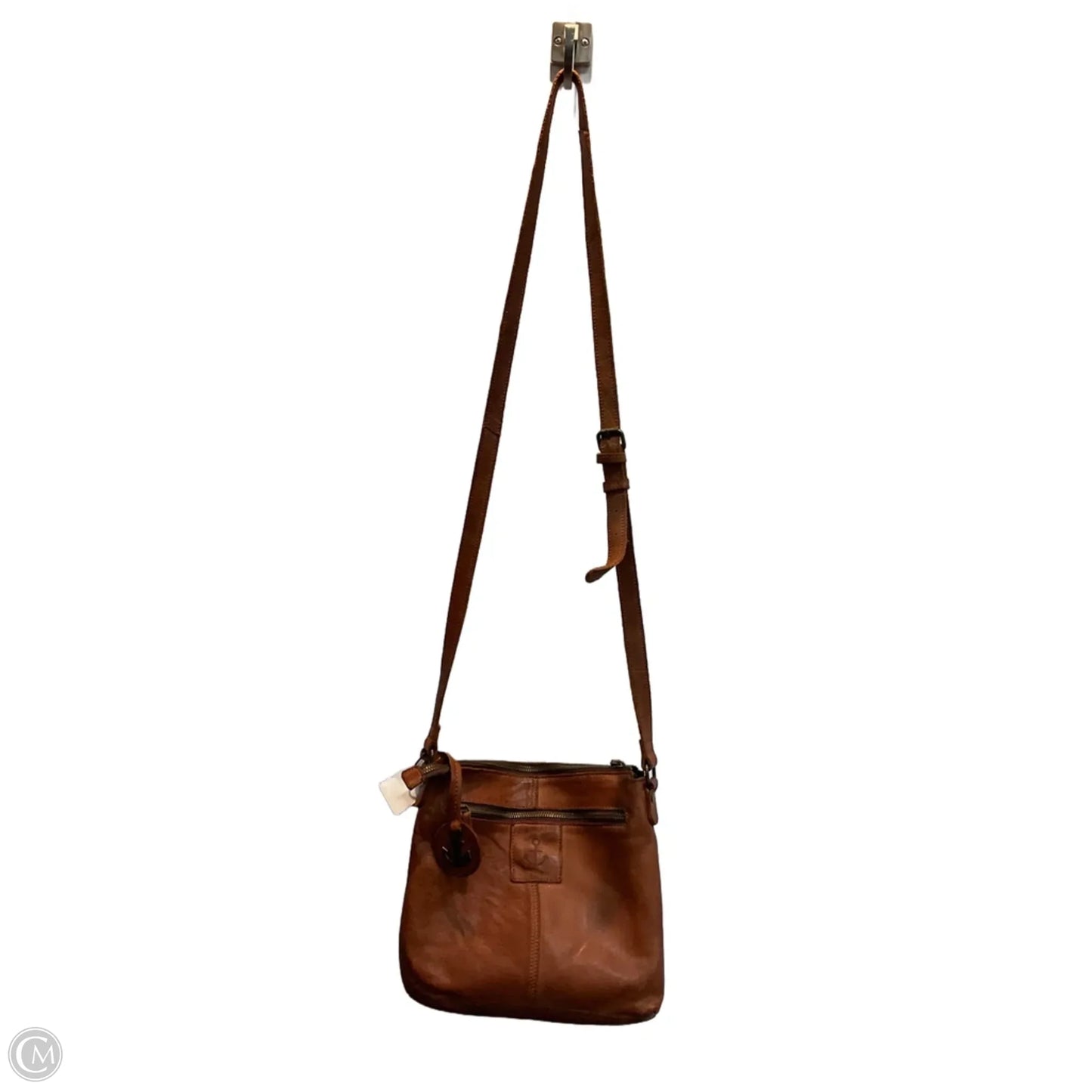 Crossbody Leather By Cmb, Size: Medium