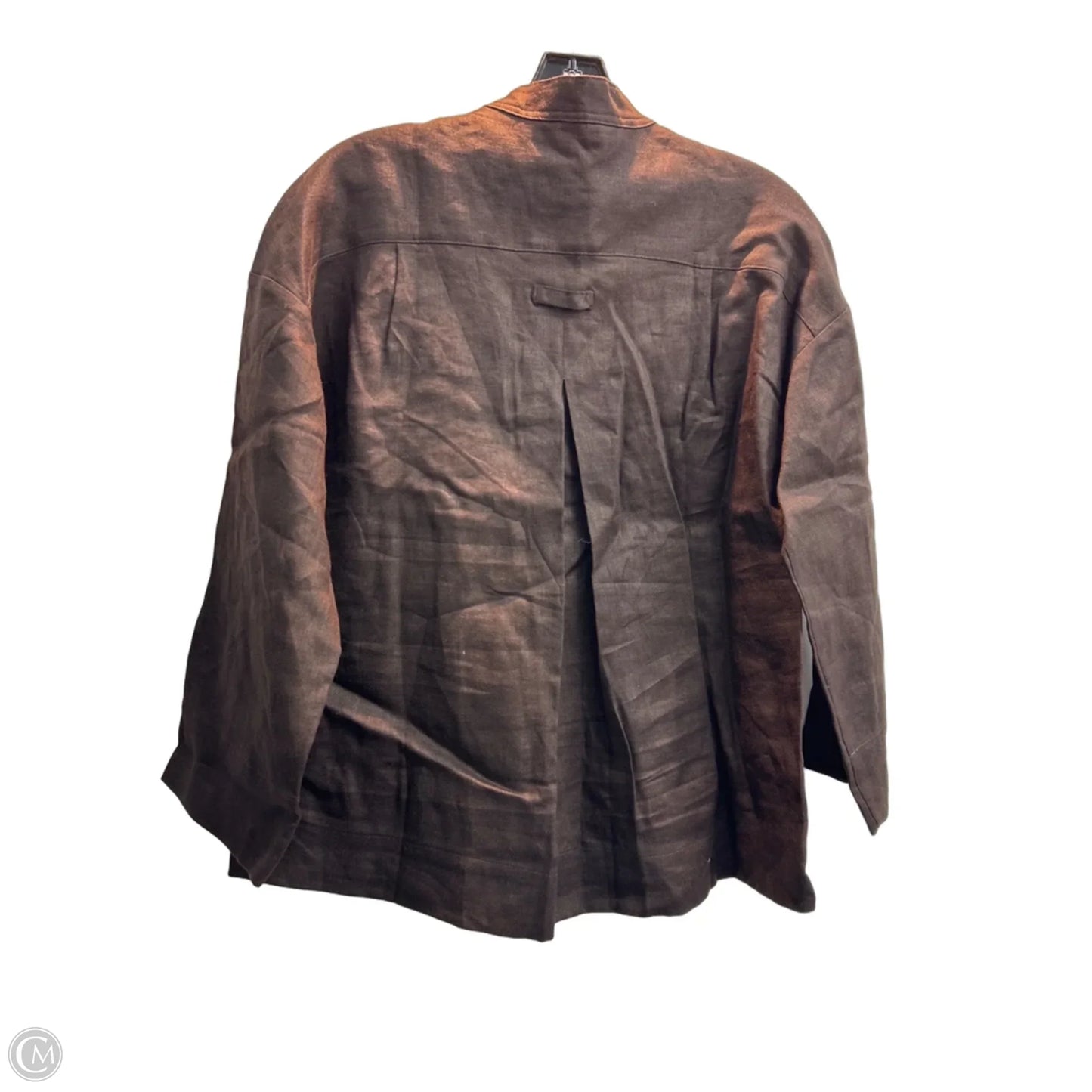 Top Long Sleeve By Banana Republic In Brown, Size: Xs