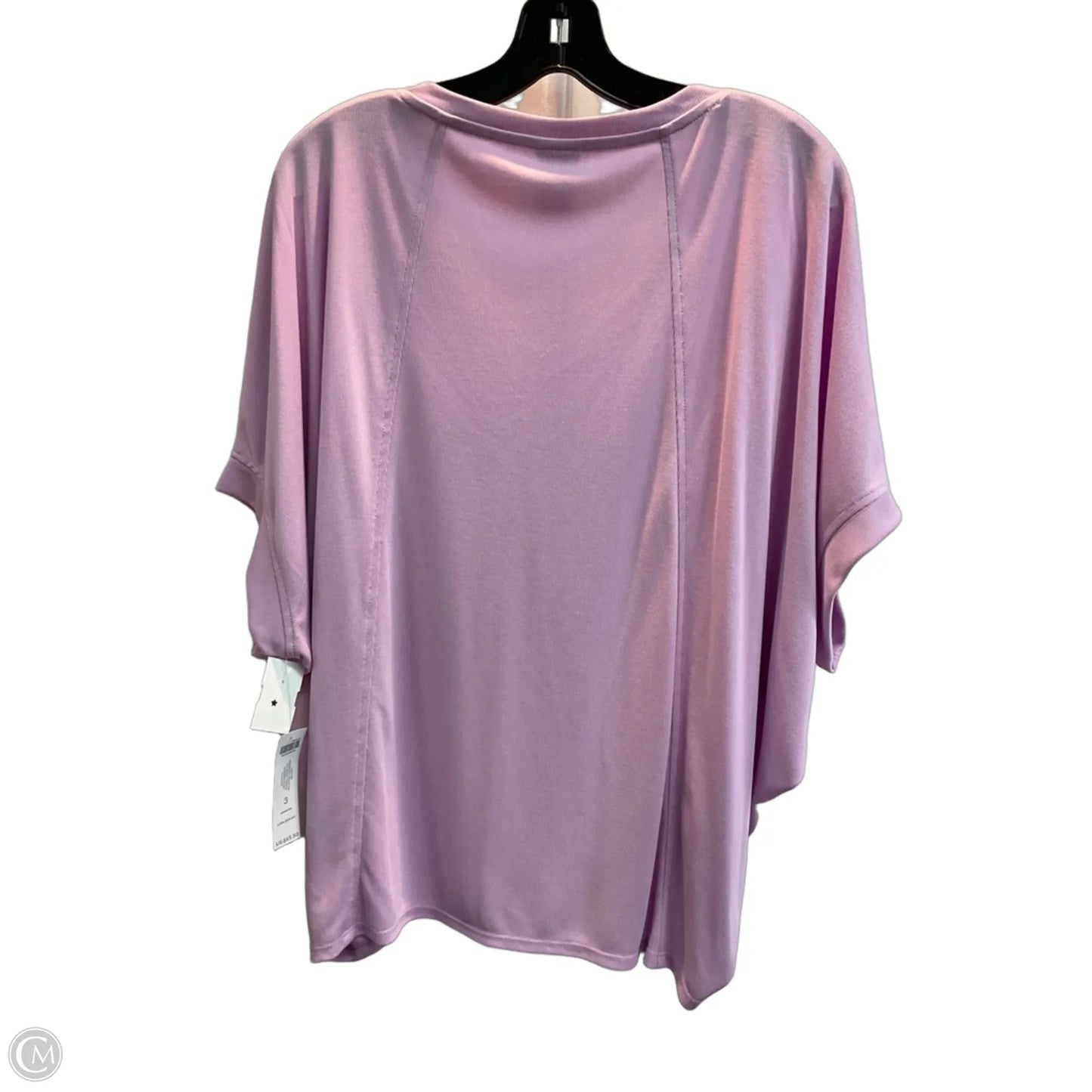 Top Short Sleeve By Chicos In Purple, Size: Xl