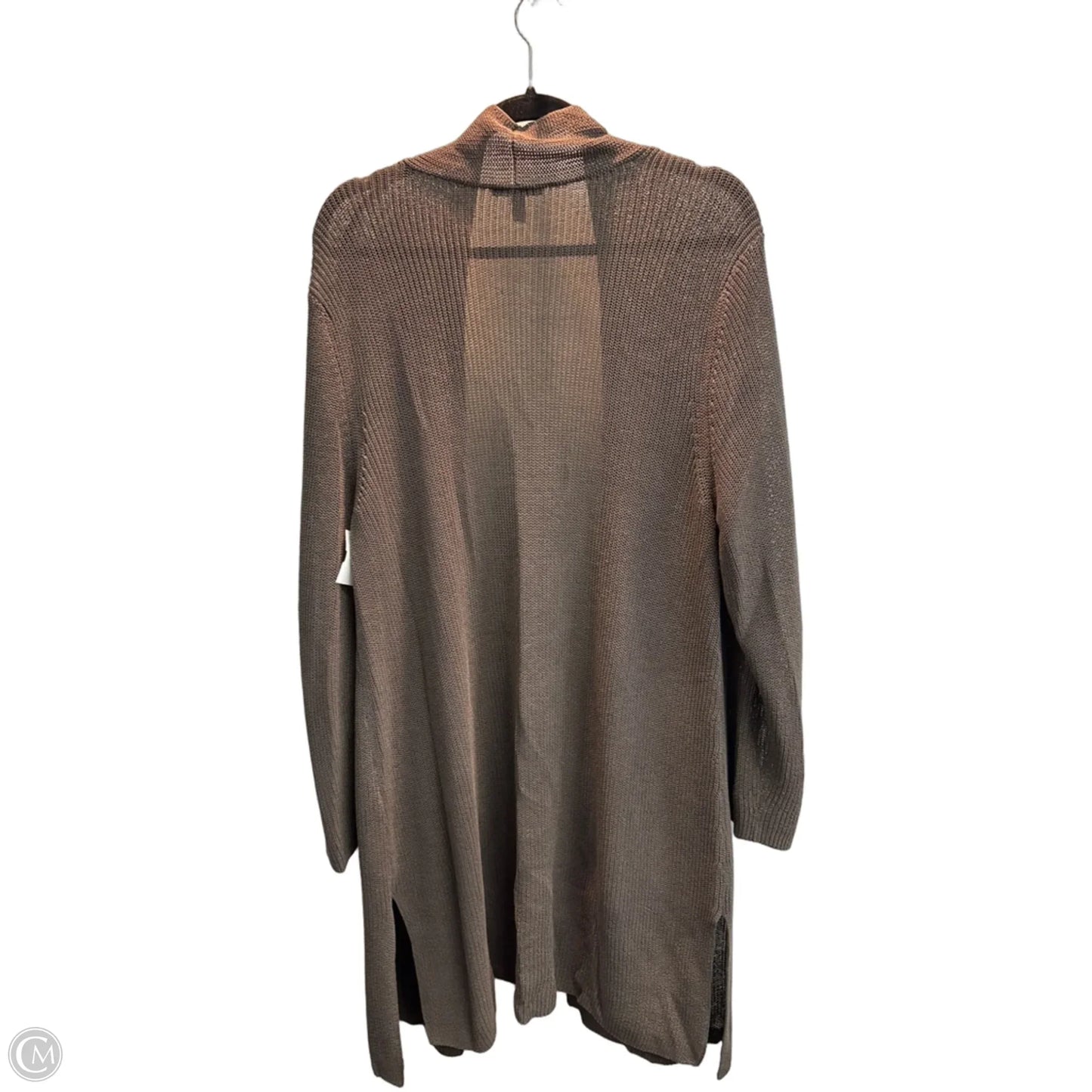 Cardigan By Eileen Fisher In Grey, Size: Xl